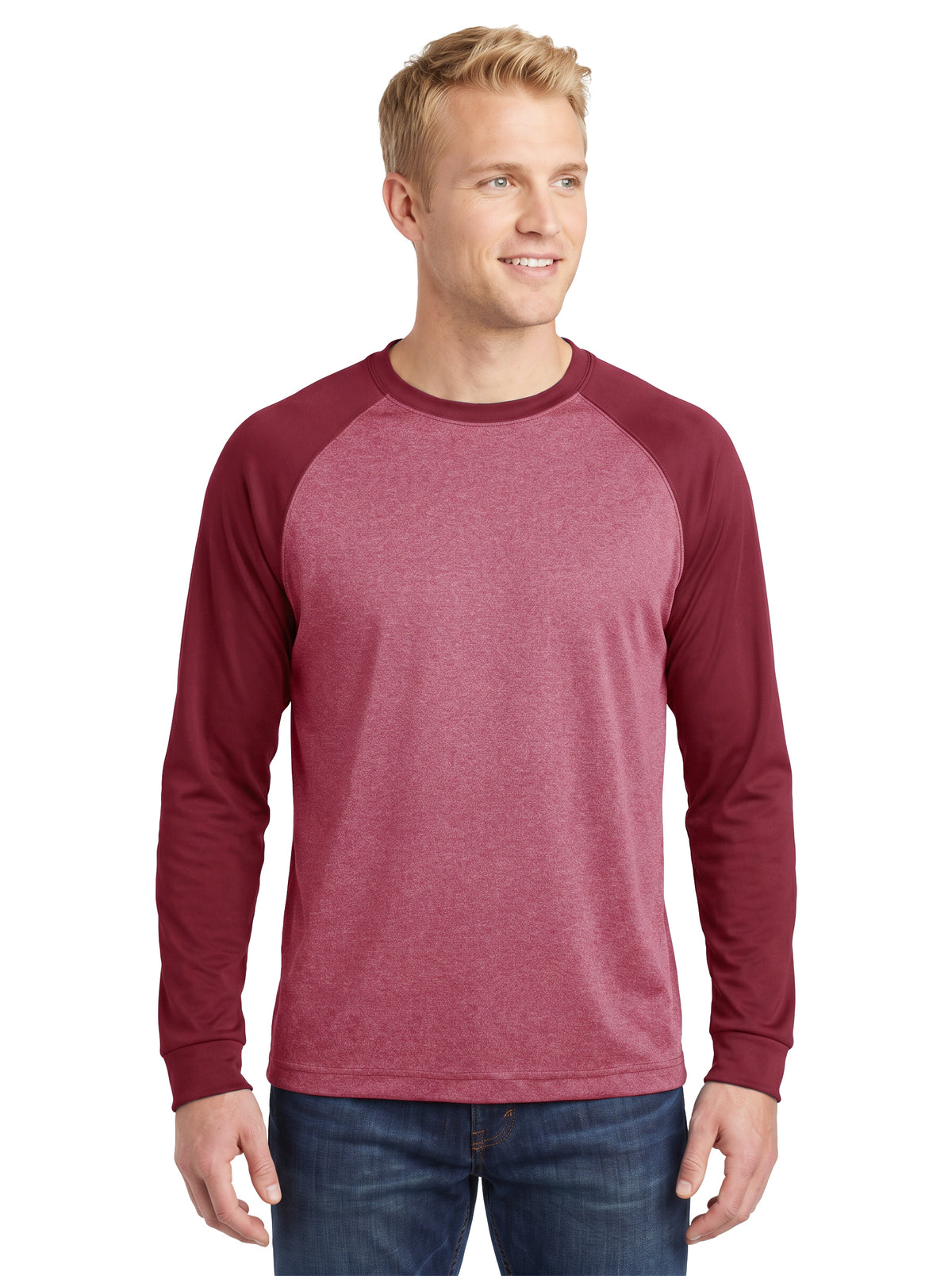 1011-BDJ Men's Long Sleeve Raglan Shirt