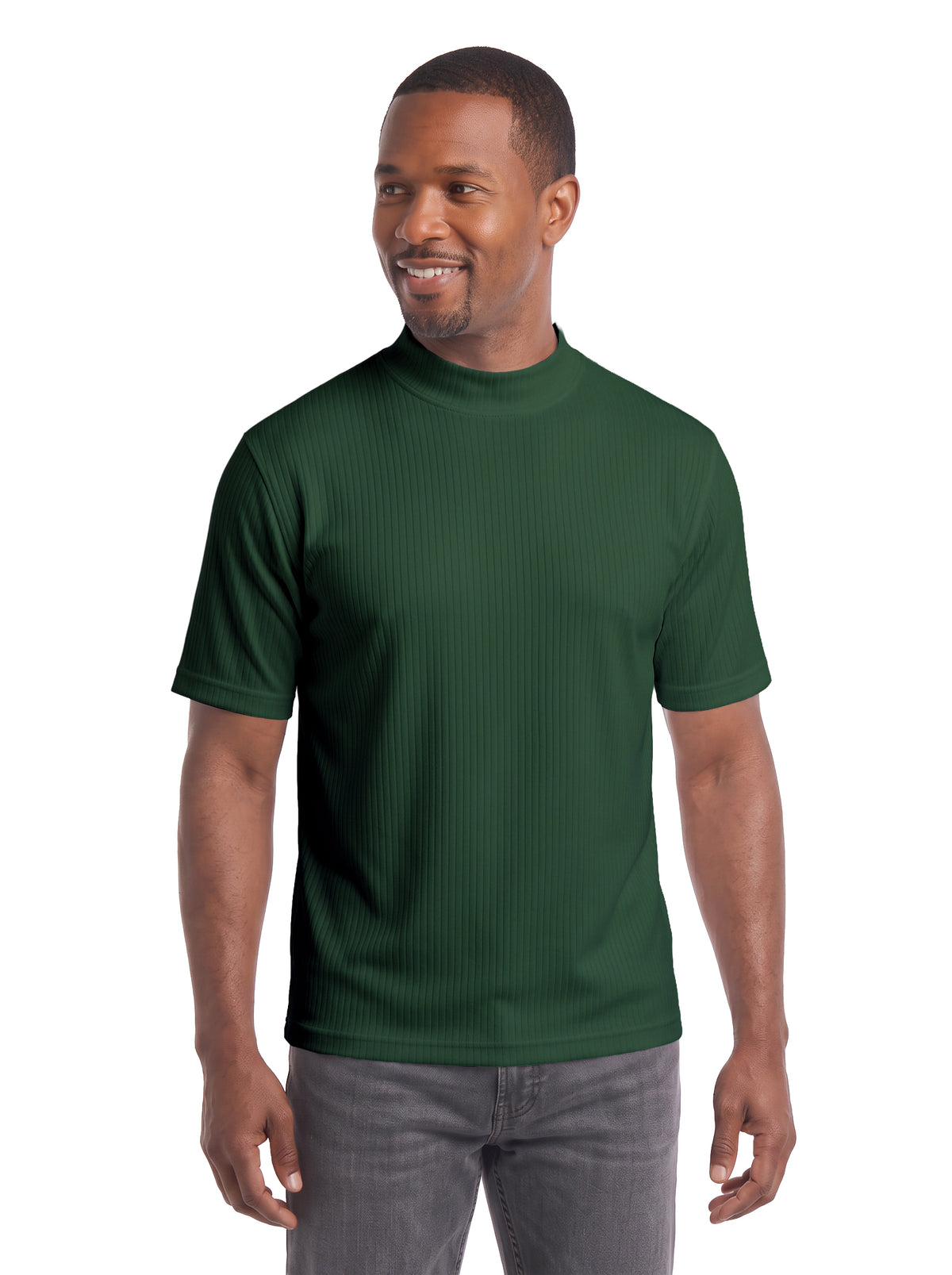 1012-DNP Men's Mock Neck Tee