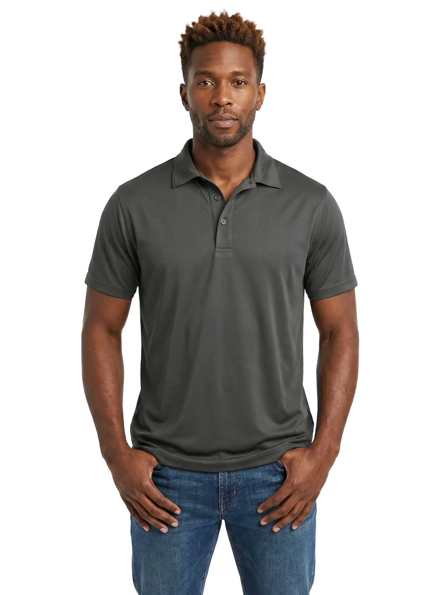 1302-COO Men's Cooling Yarn Jersey Polo