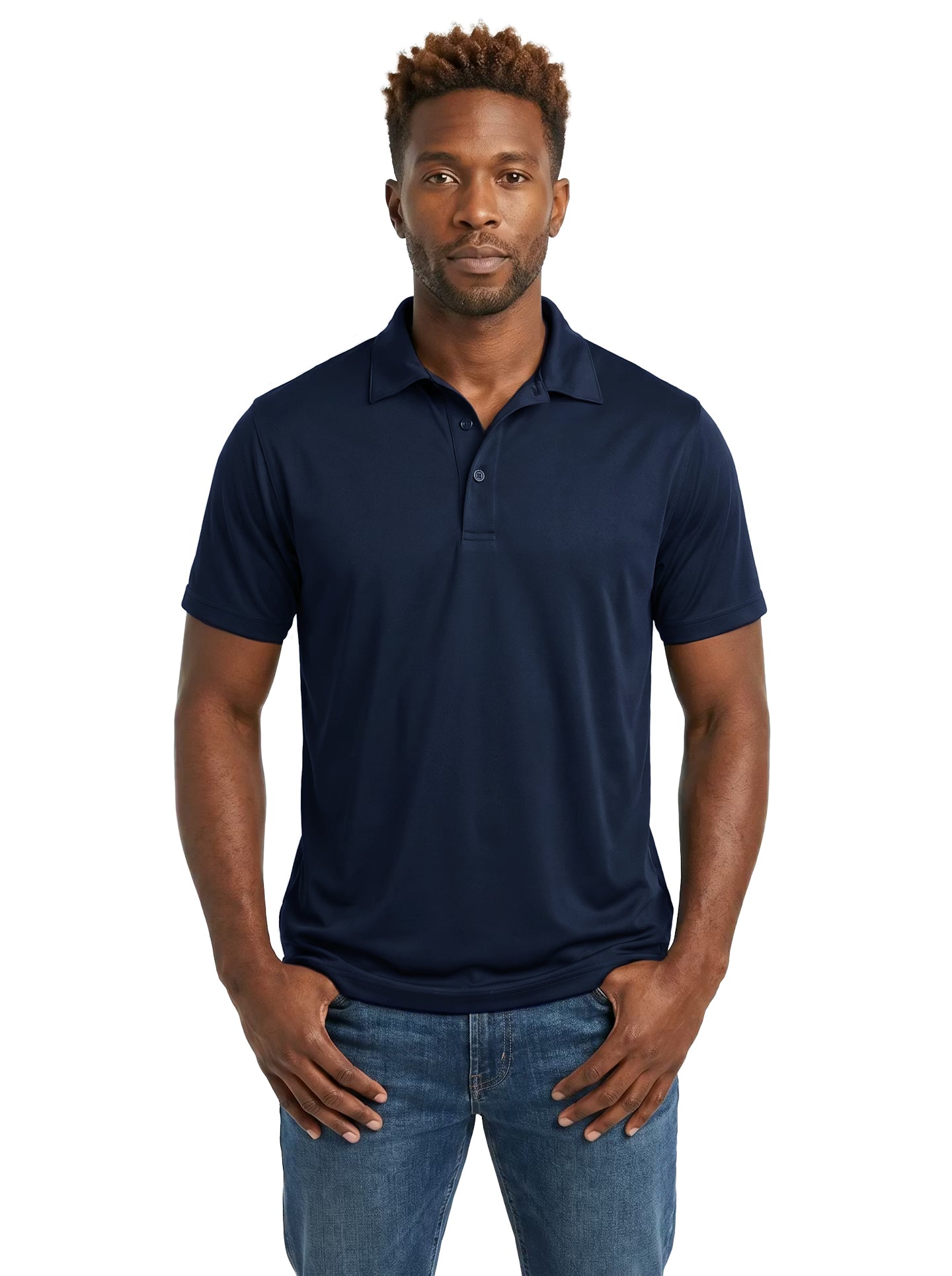 1302-COO Men's Cooling Yarn Jersey Polo