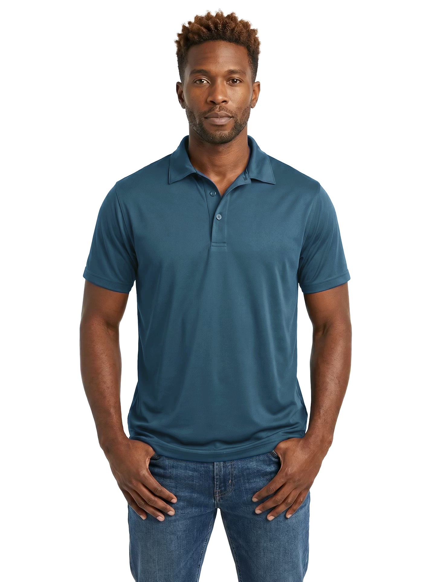 1302-COO Men's Cooling Yarn Jersey Polo