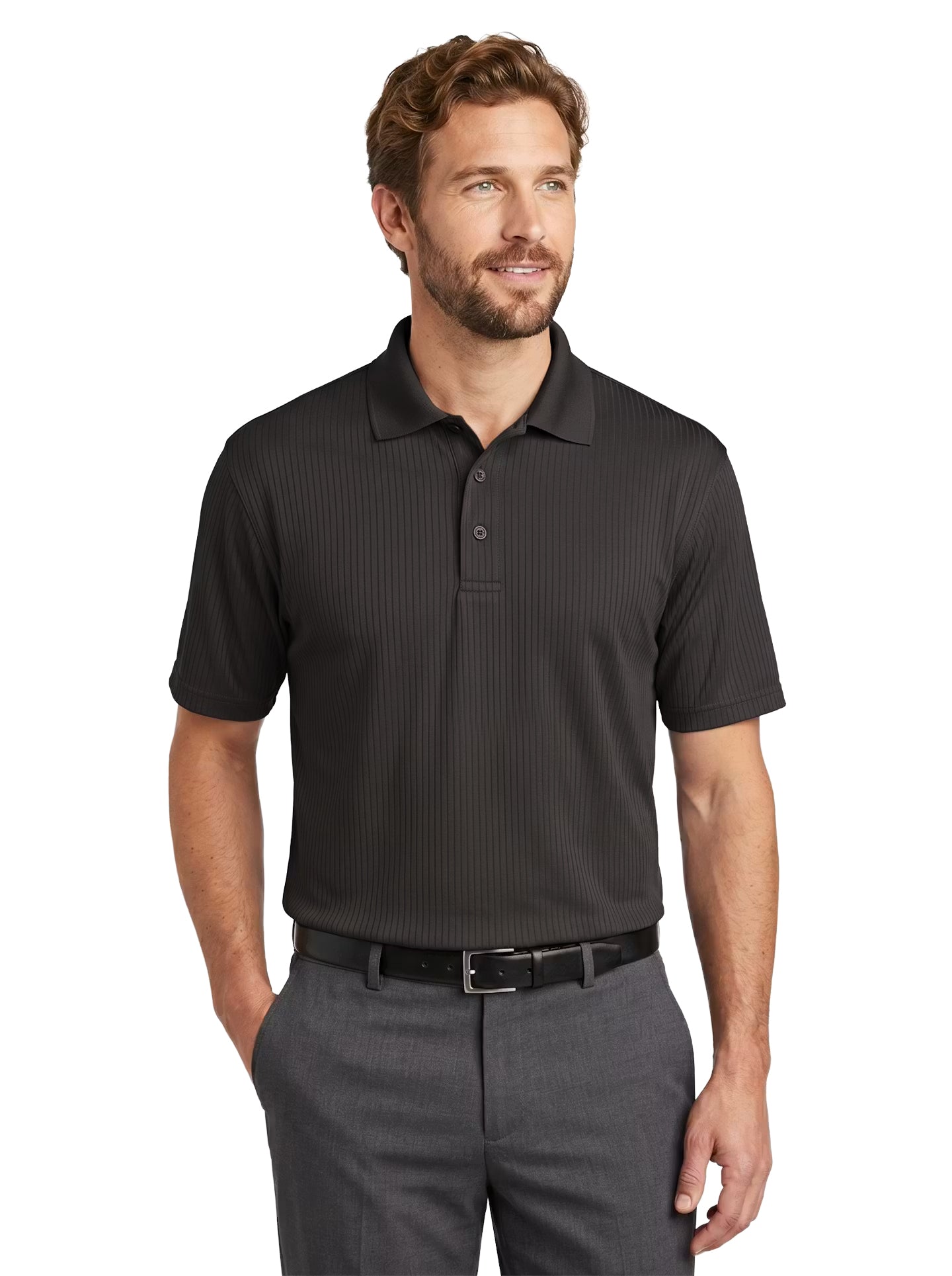 1312-DNP Men's Drop Needle Polo