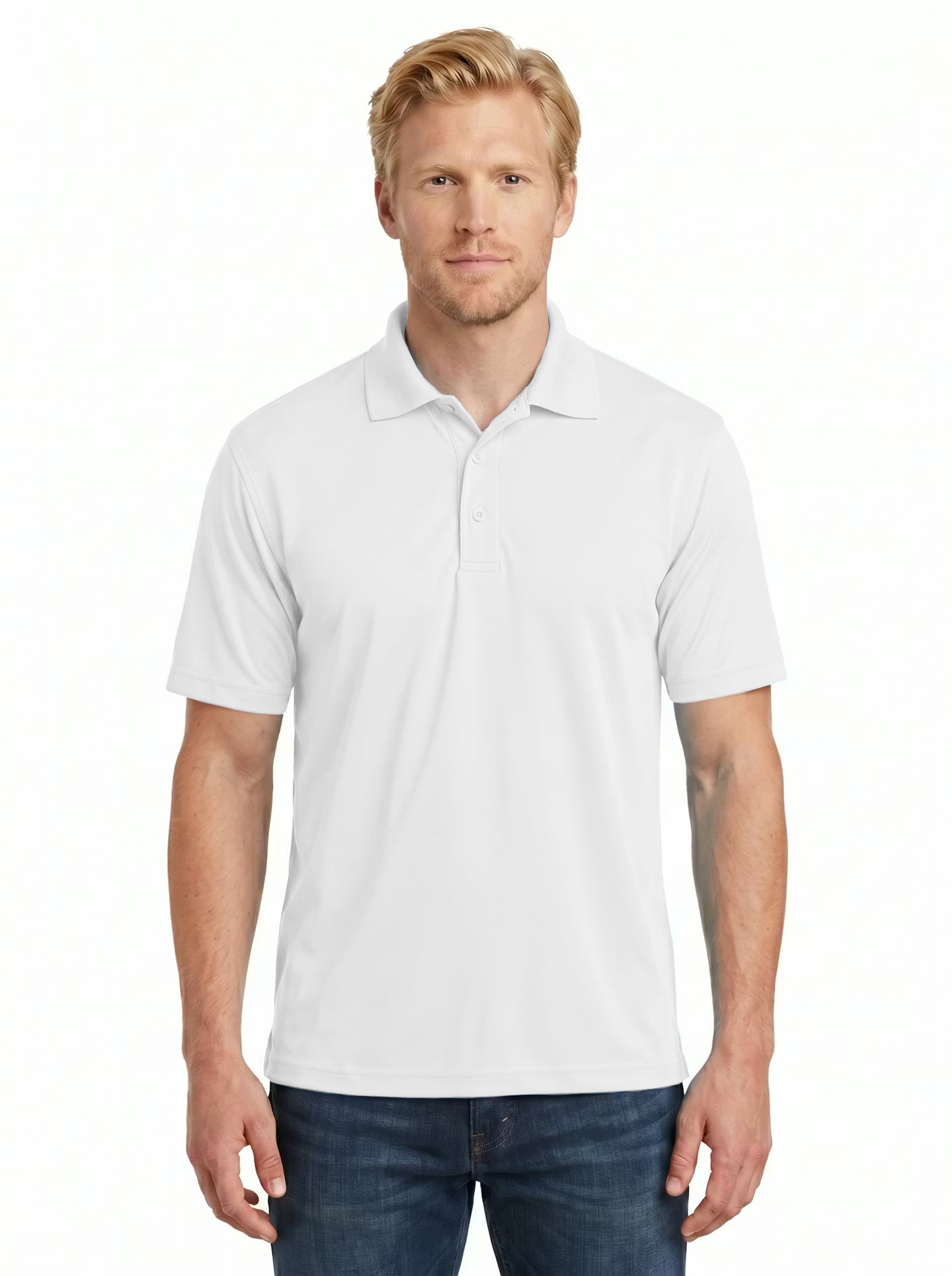 1344-PTM Men's Poly Ottoman Polo