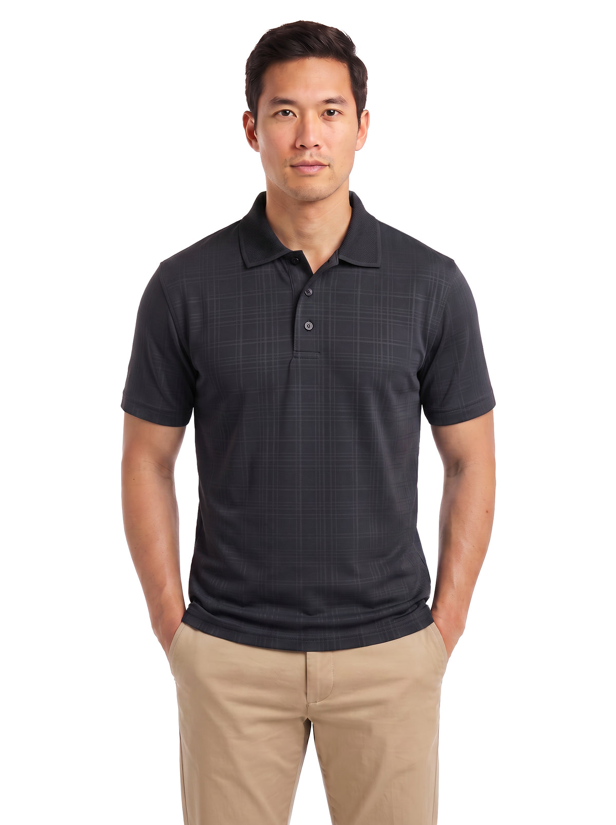 1364-EMB Men's Embossed Polo