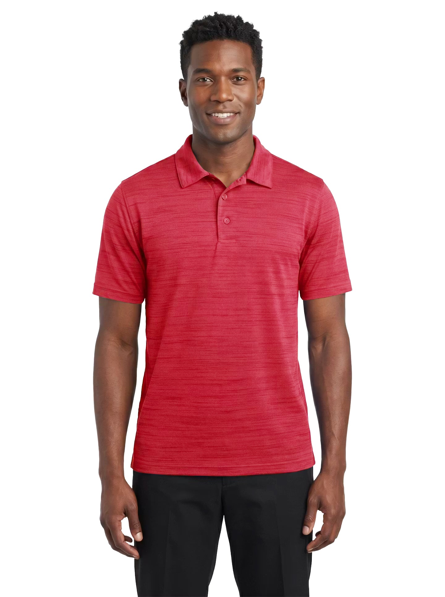 1380-TSJ Men's Tiger Stripe Polo