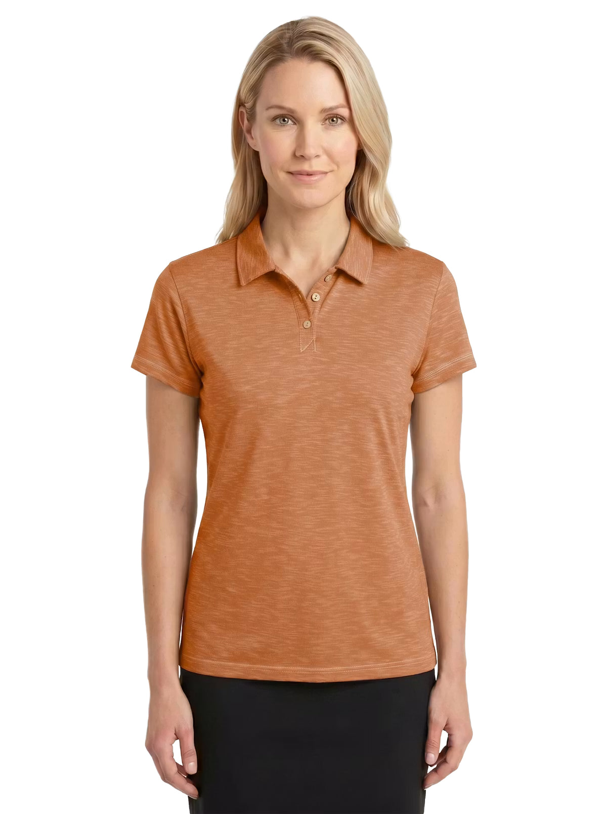 159-SPK Women's Slub Pique Polo