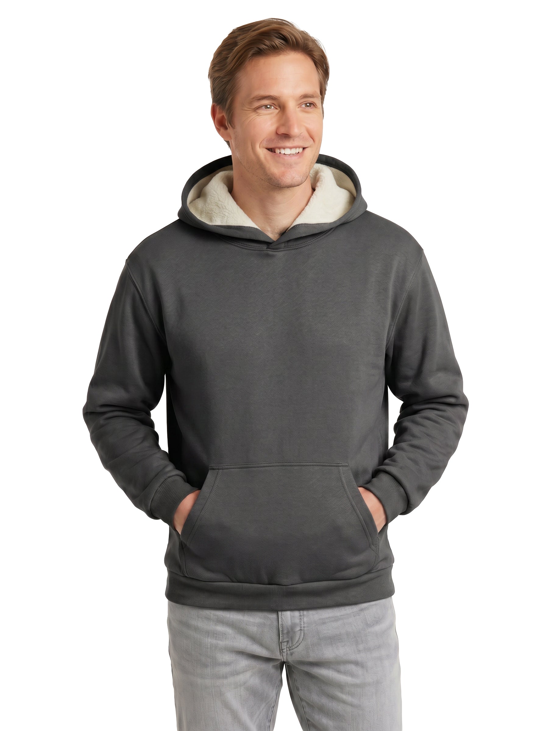 1736-CVC Unisex Cotton Polyester Fleece Pullover Hoodie