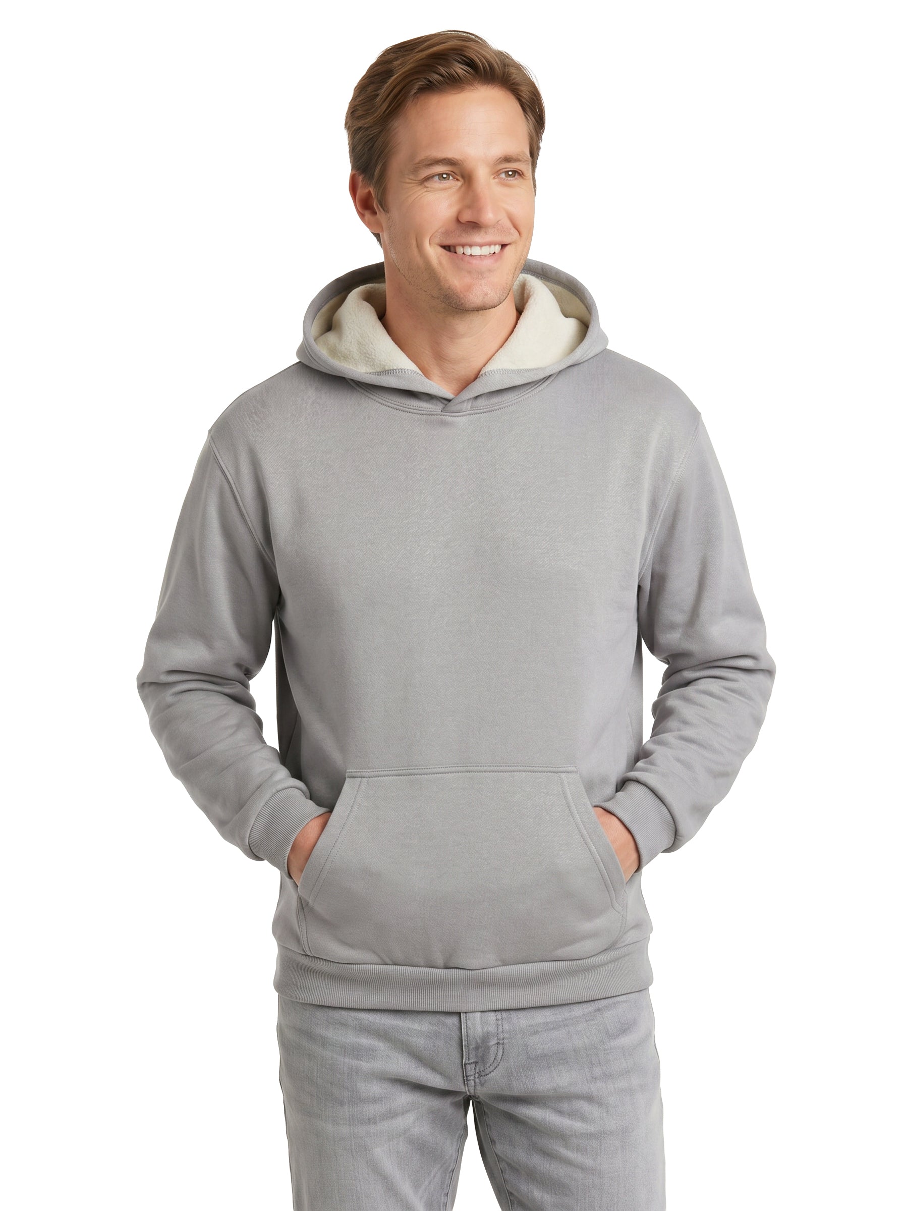 1736-CVC Unisex Cotton Polyester Fleece Pullover Hoodie