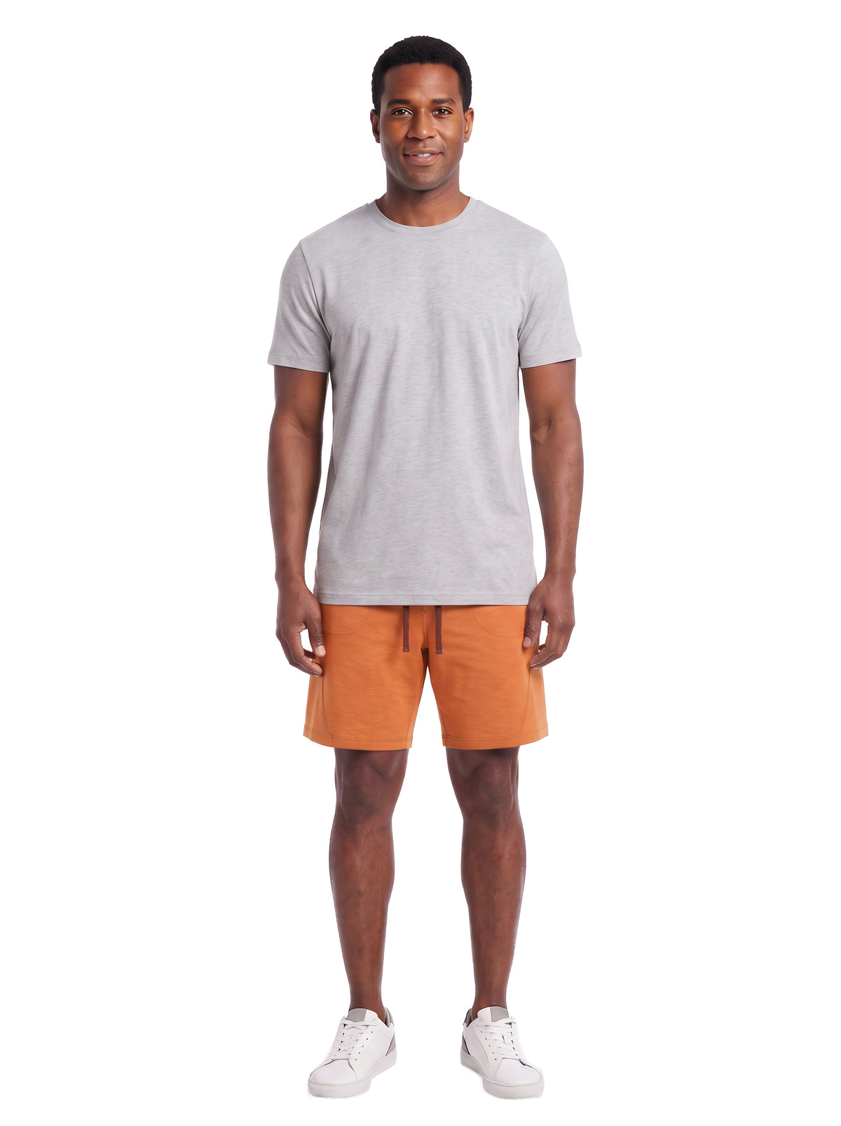 5004-SBT Men's Slub Terry Drawstring Pullover Shorts