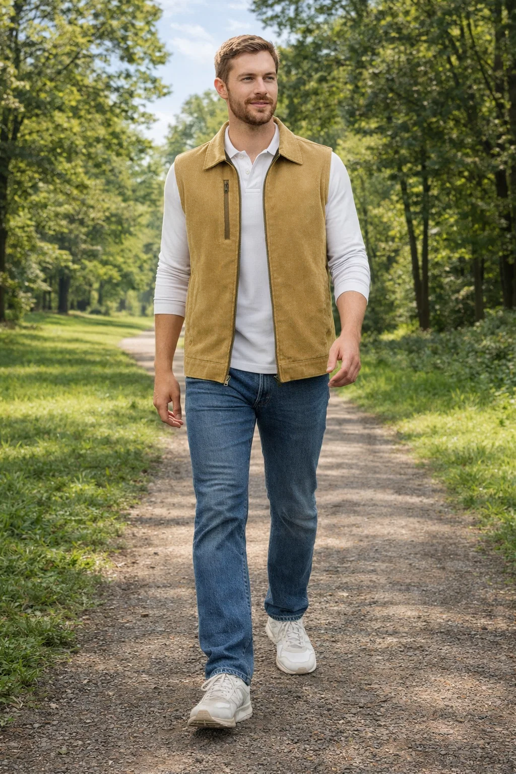 8529-CAV Men's Duck Canvas Full Zip Vest