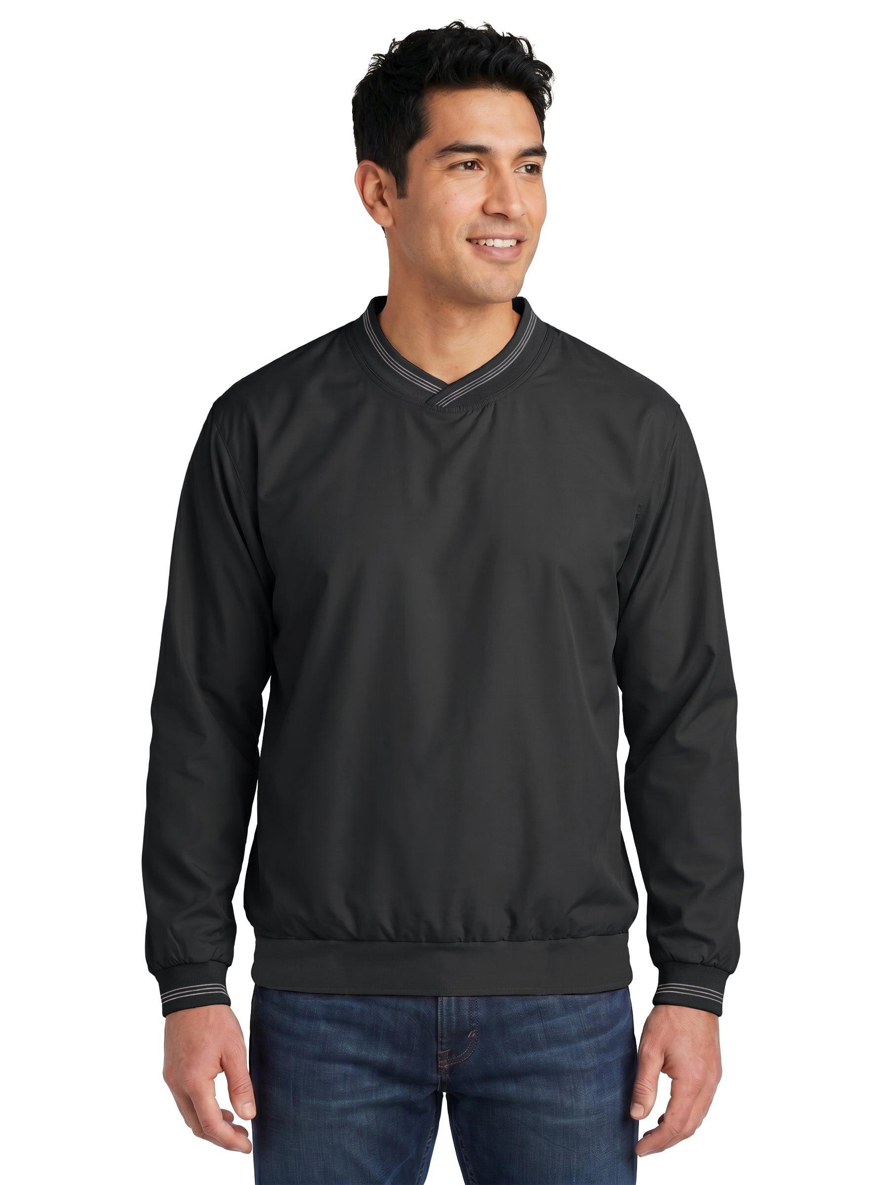 9013-MFI Men's Microfiber Pullover Windshirt