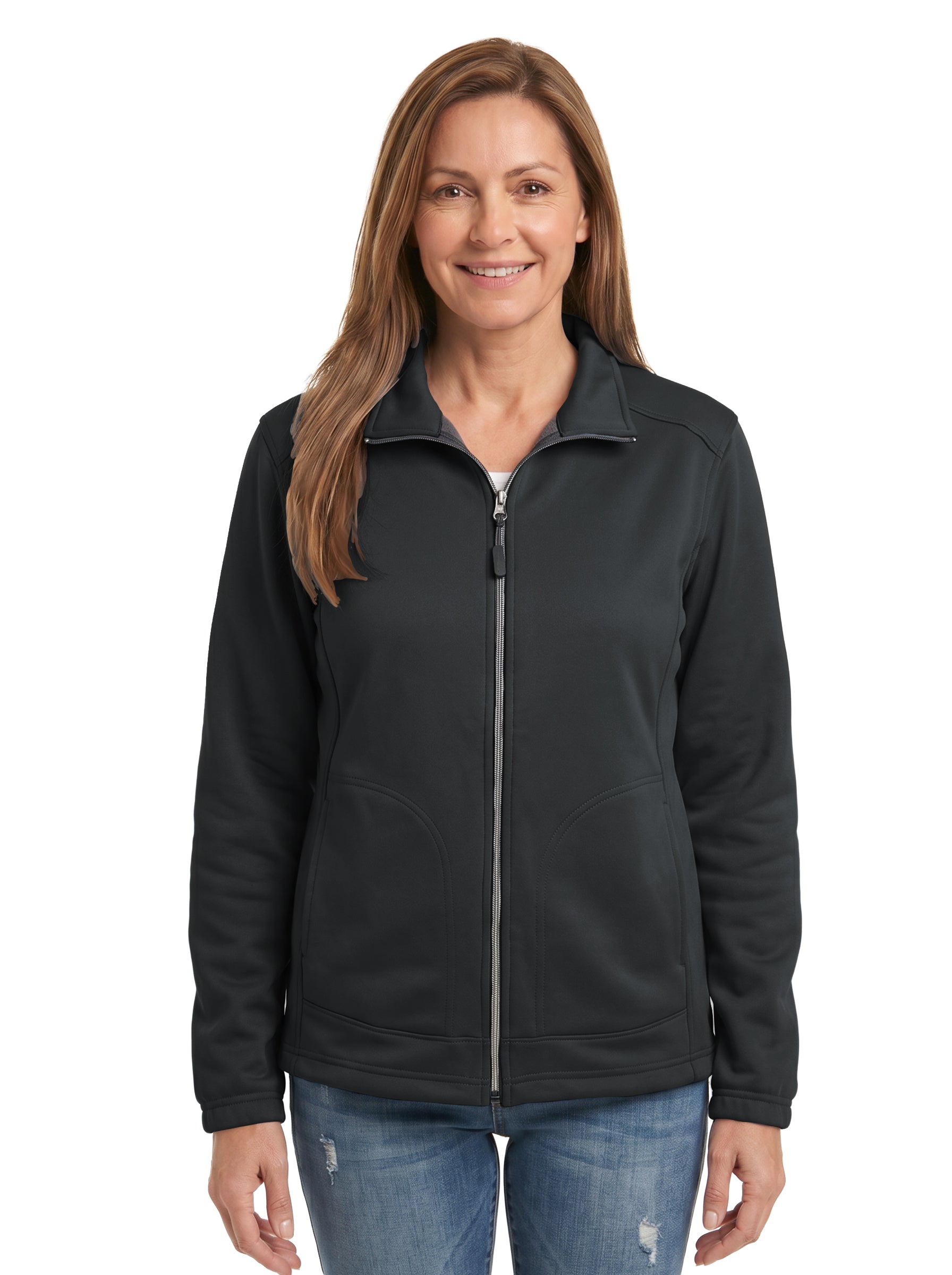 934-SSF Women's Soft Shell Fleece Full Zip Jacket