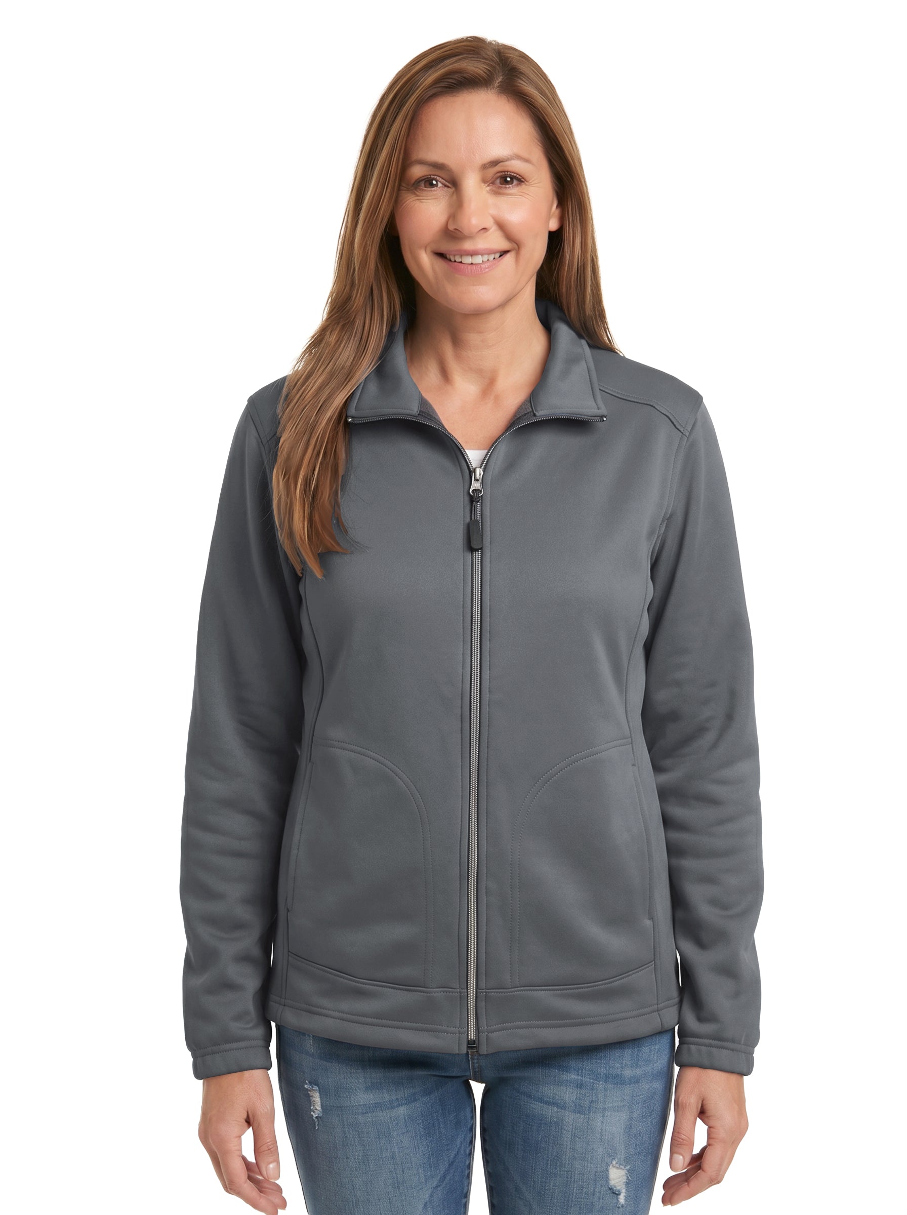 934-SSF Women's Soft Shell Fleece Full Zip Jacket