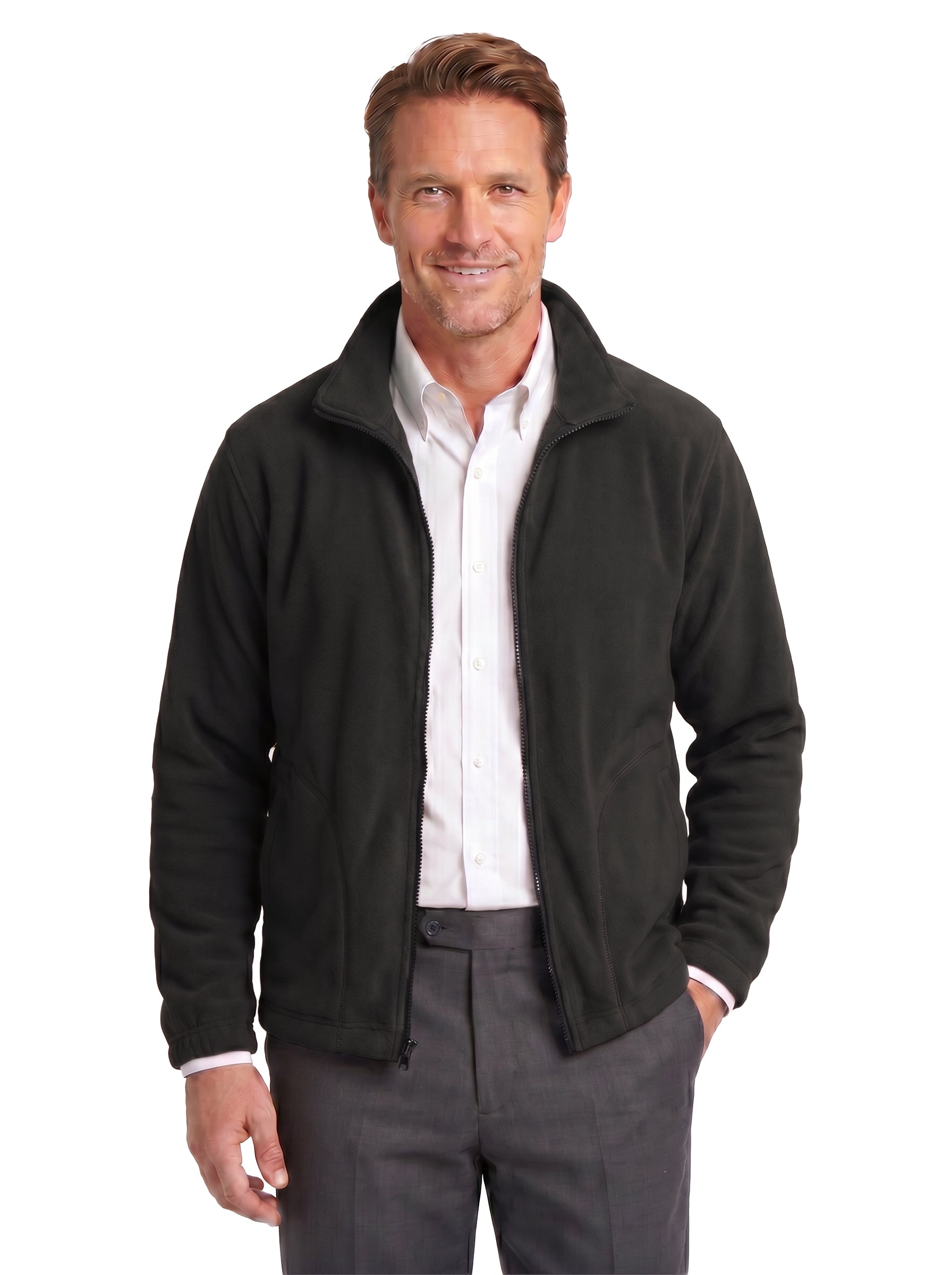 9685-MFL Men's Microfleece Full Zip Jacket