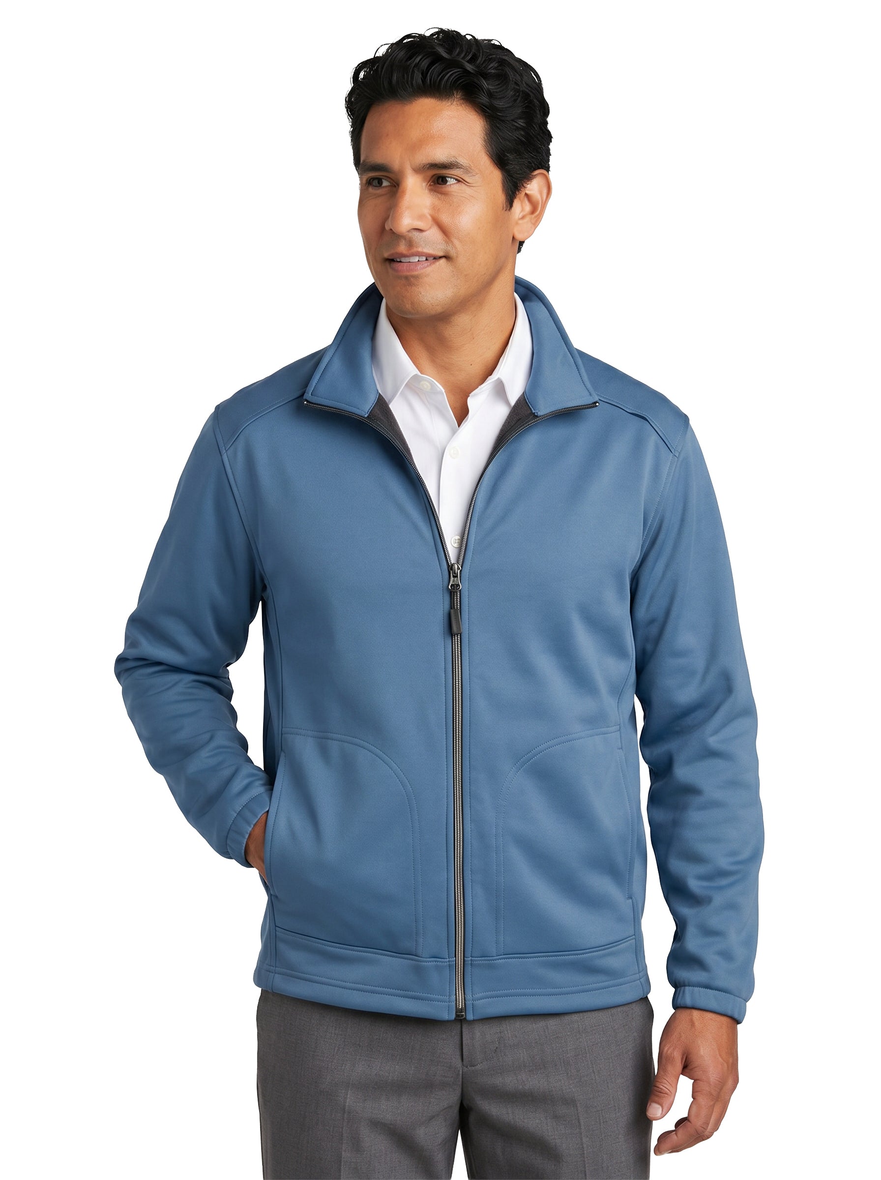 9679-SSF Men's Soft Shell Fleece Full Zip Jacket