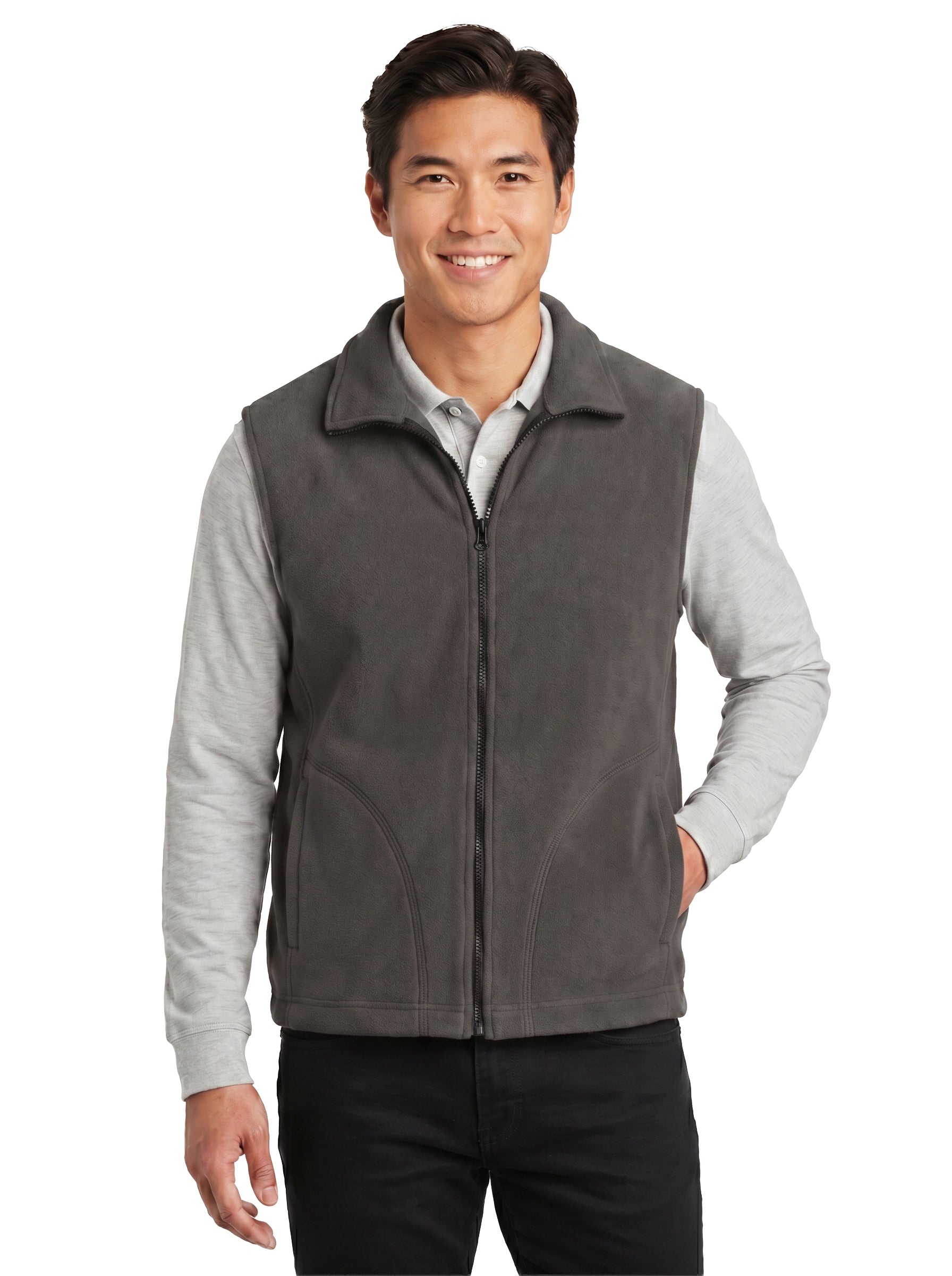 9689-MFL Men's Microfleece Full Zip Vest