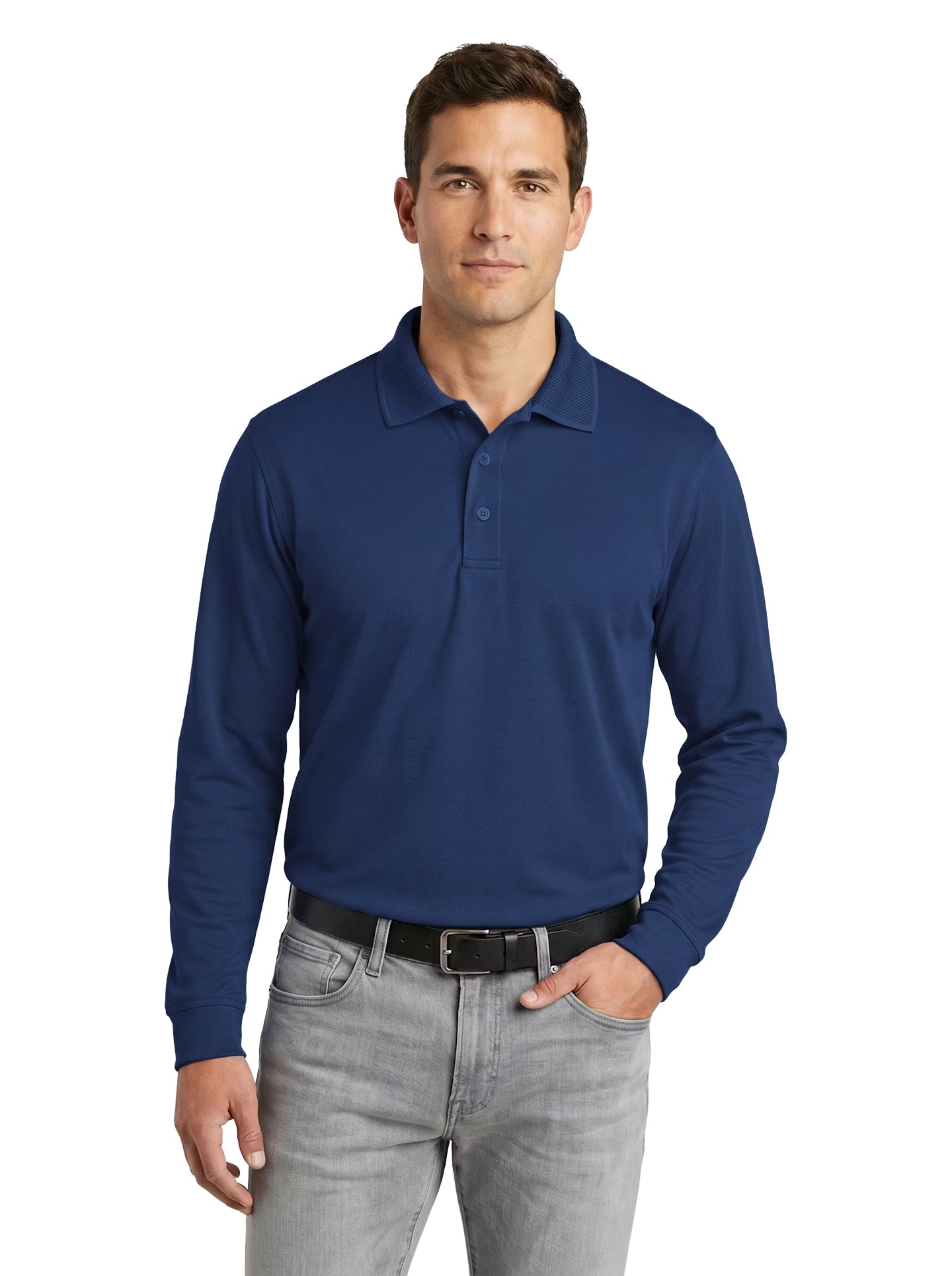 LS1342-AQD Men's Aqua-Dry Long Sleeve Polo