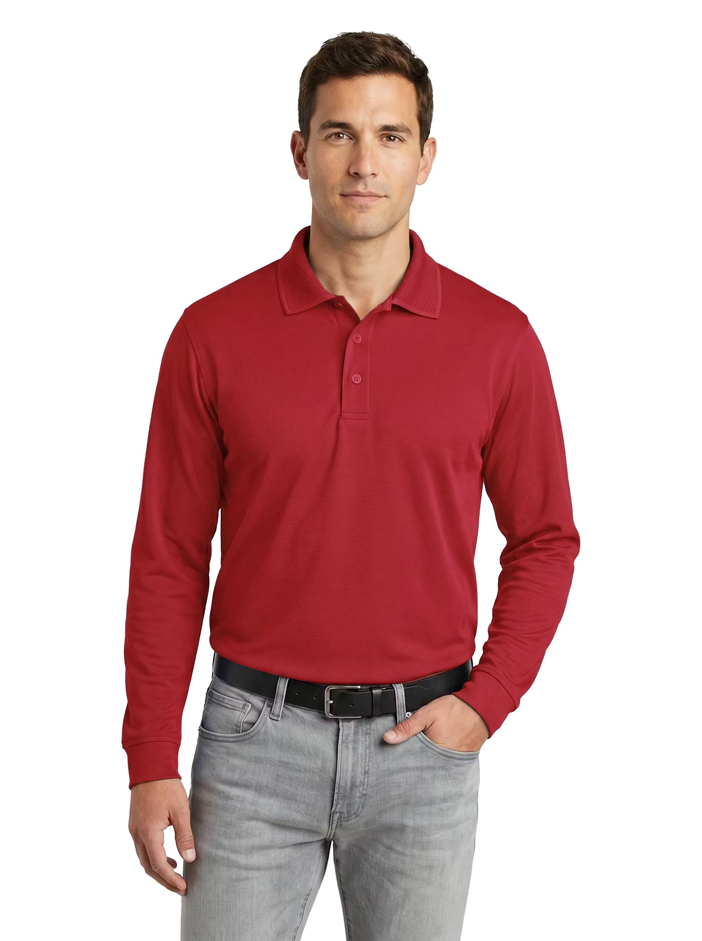 LS1342-AQD Men's Aqua-Dry Long Sleeve Polo
