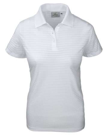 Made in USA Ladies' Polo Drop Needle Check Summer Shirt