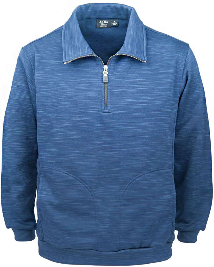 Made in USA Men's 1/4 Zip Jacket Tiger Stripe Fleece
