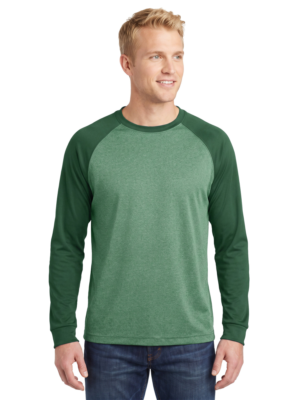 1011-BDJ Men's Long Sleeve Raglan Shirt