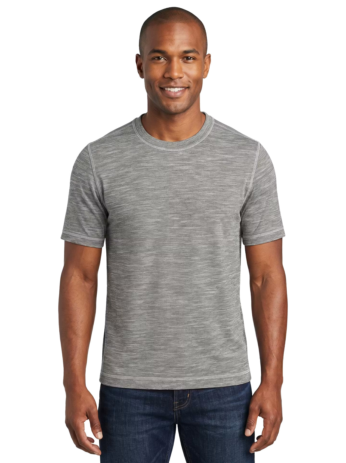 1059-SPK Men's Slub Fashion Tee