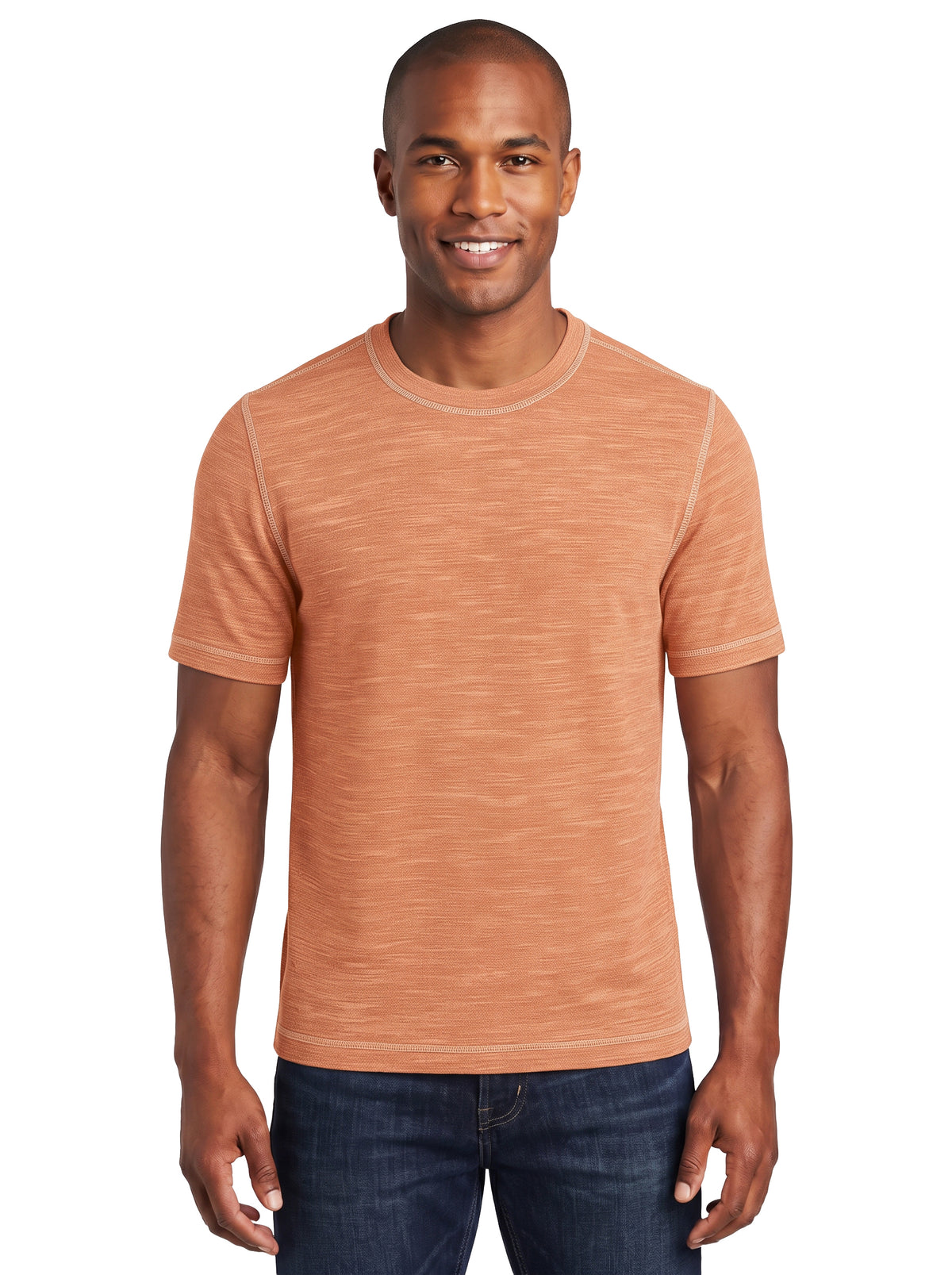 1059-SPK Men's Slub Fashion Tee