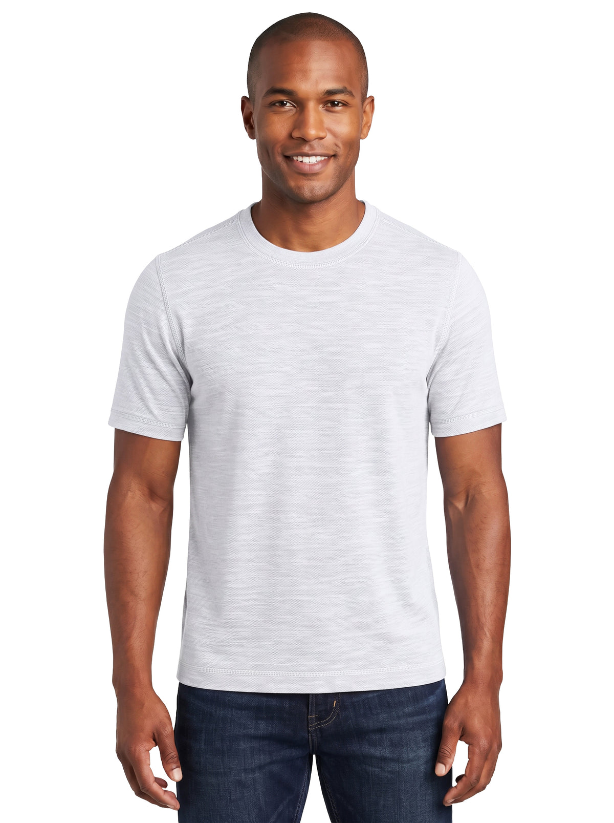 1059-SPK Men's Slub Fashion Tee