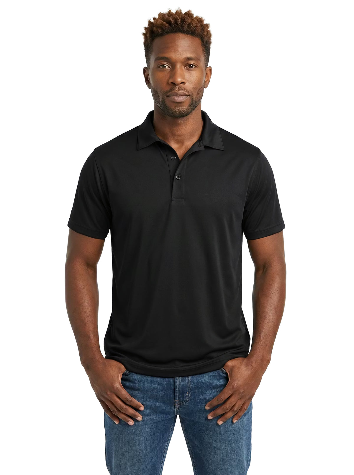 1302-COO Men's Cooling Yarn Jersey Polo