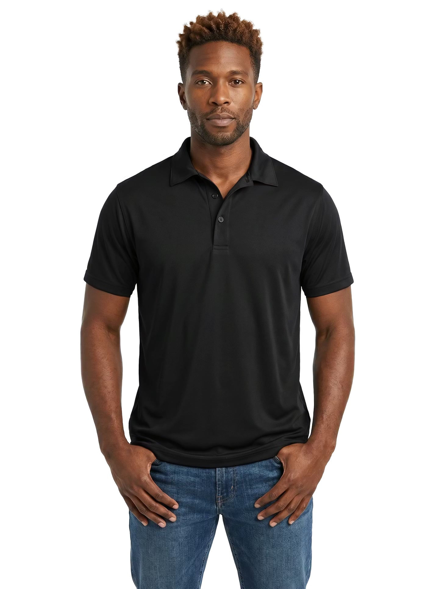 1302-COO Men's Cooling Yarn Jersey Polo