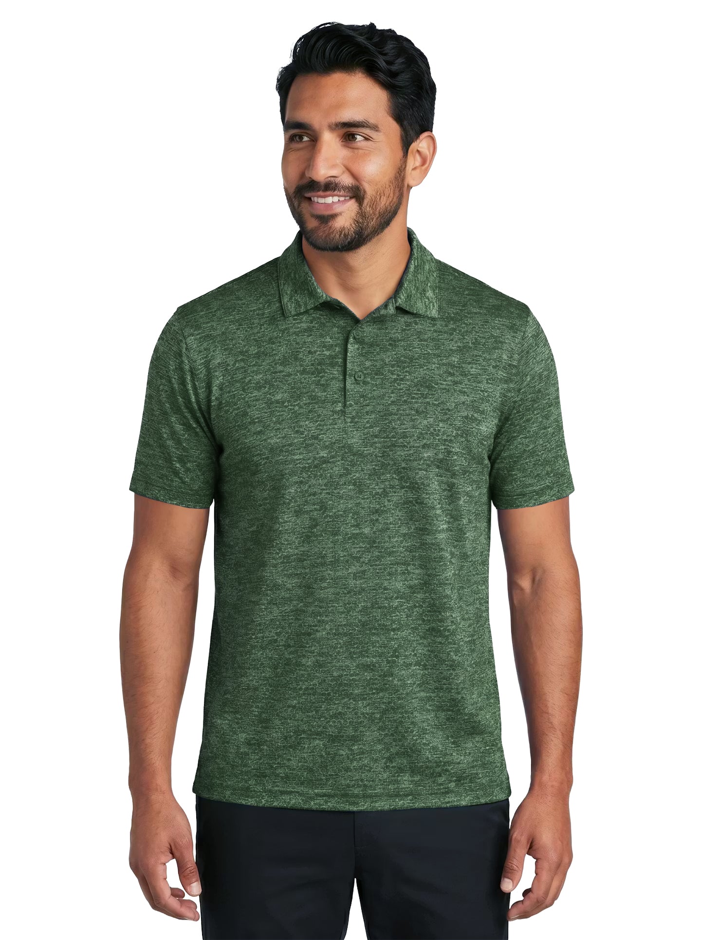 1308-HJK Men's Honeycomb Jacquard Polo