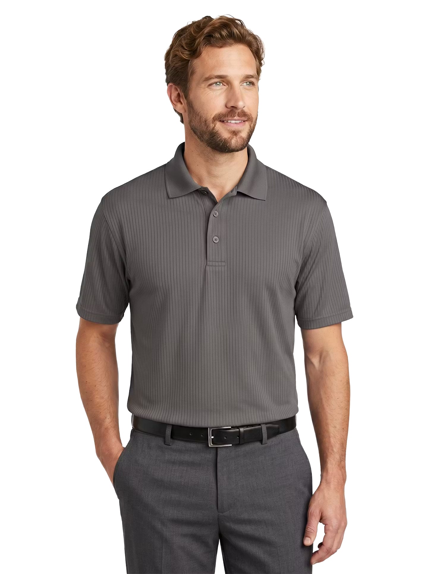 1312-DNP Men's Drop Needle Polo