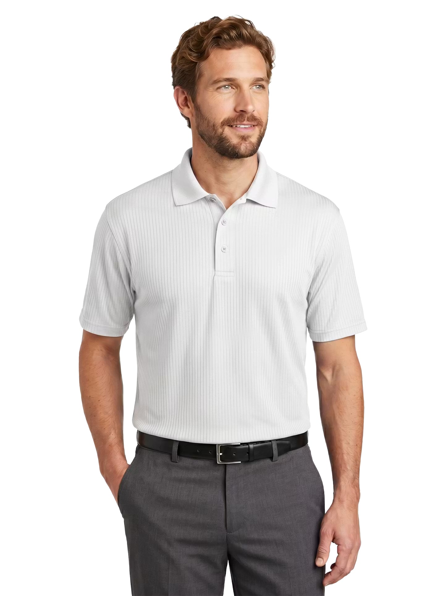 1312-DNP Men's Drop Needle Polo
