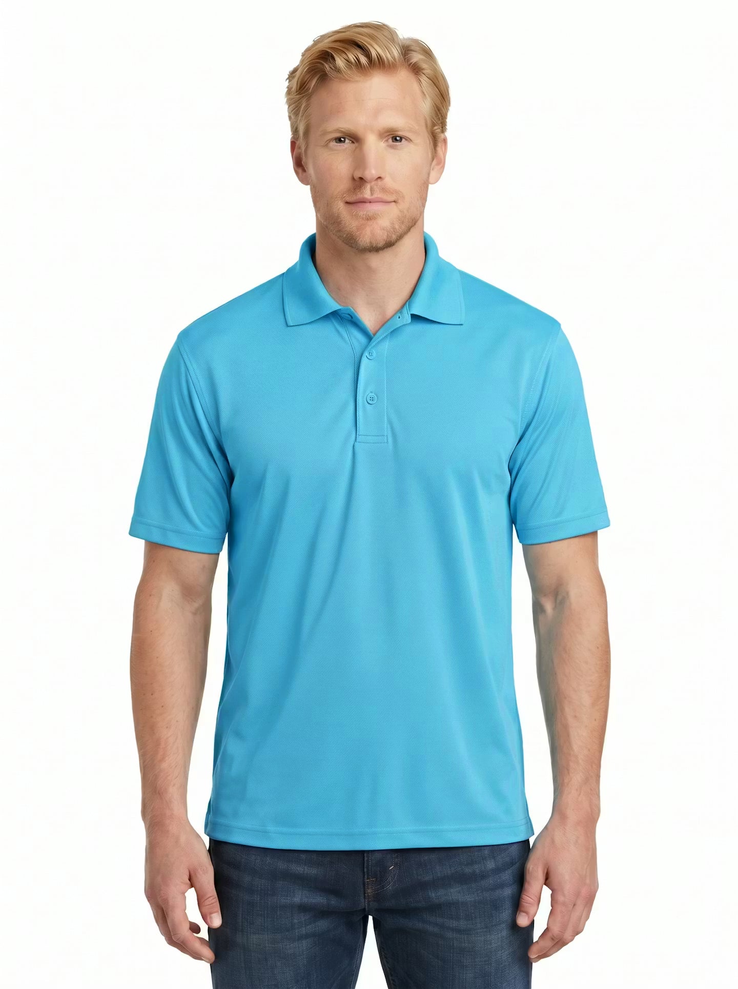 1344-PTM Men's Poly Ottoman Polo