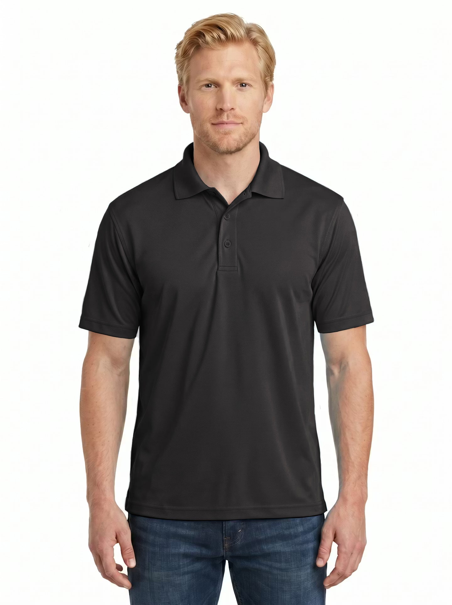 1344-PTM Men's Poly Ottoman Polo