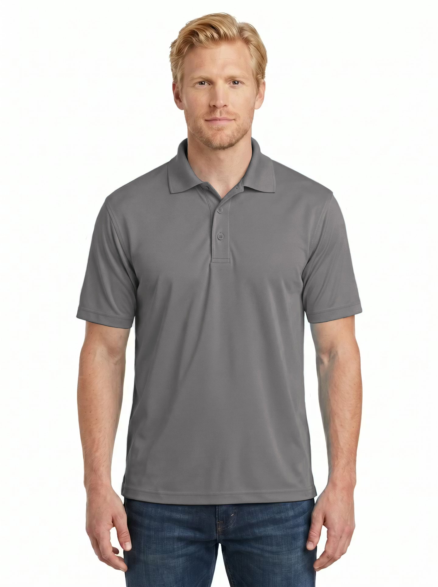 1344-PTM Men's Poly Ottoman Polo