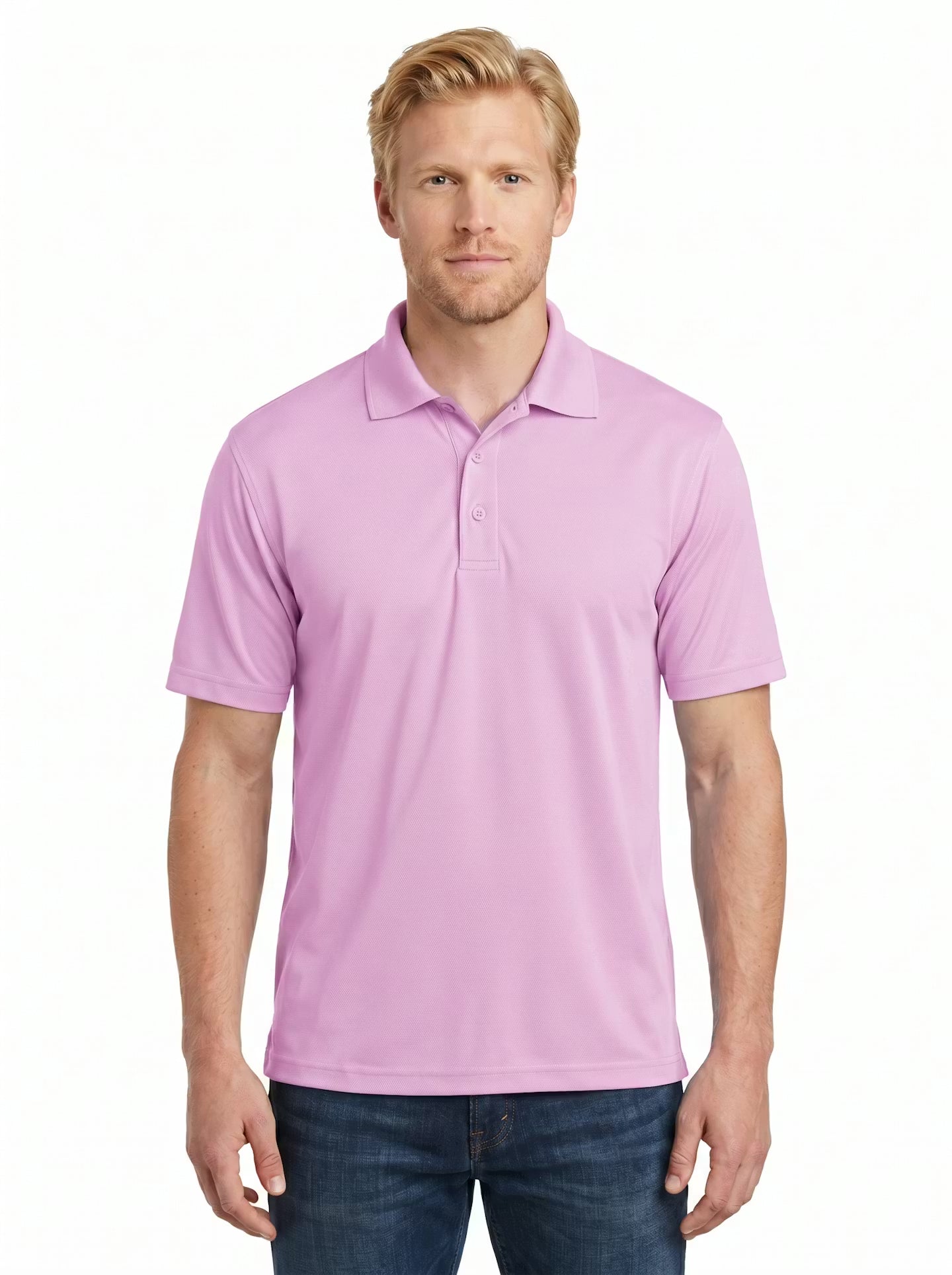 1344-PTM Men's Poly Ottoman Polo