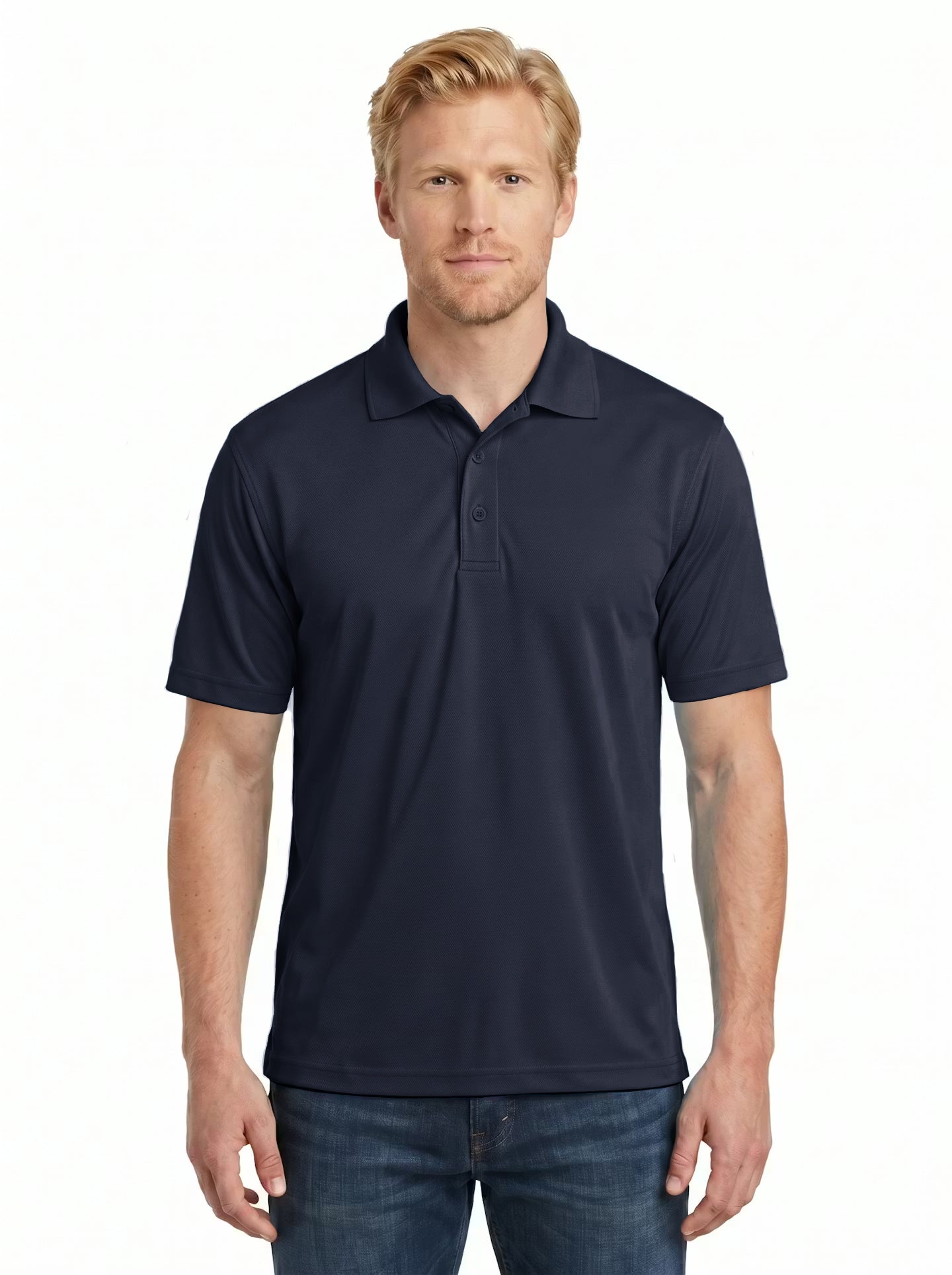 1344-PTM Men's Poly Ottoman Polo