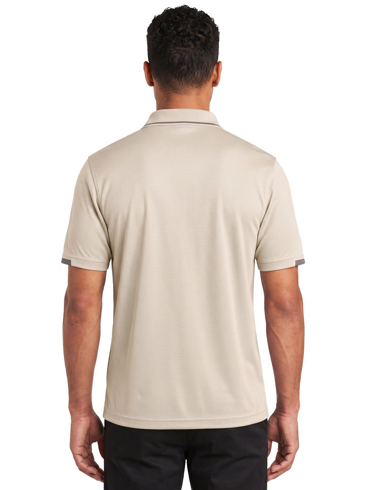 1353-BCM Men's Bamboo Charcoal Mesh Polo