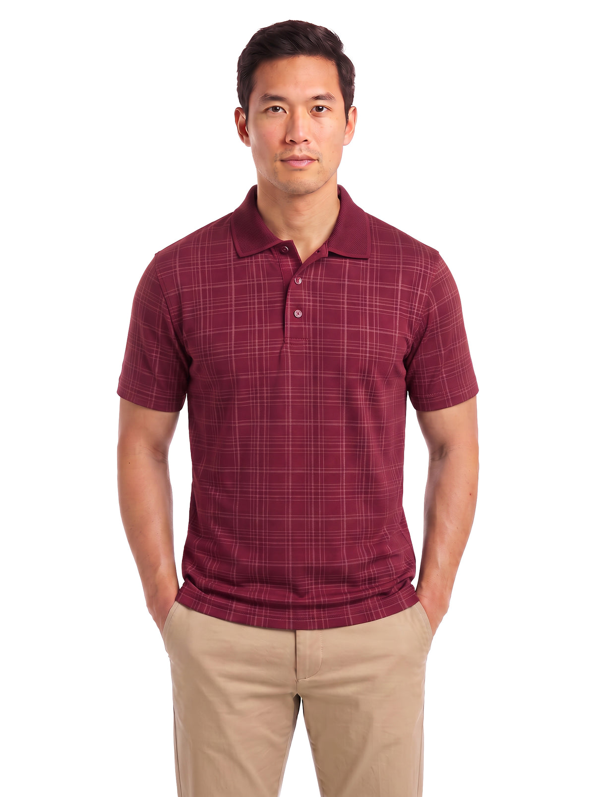 1364-EMB Men's Embossed Polo