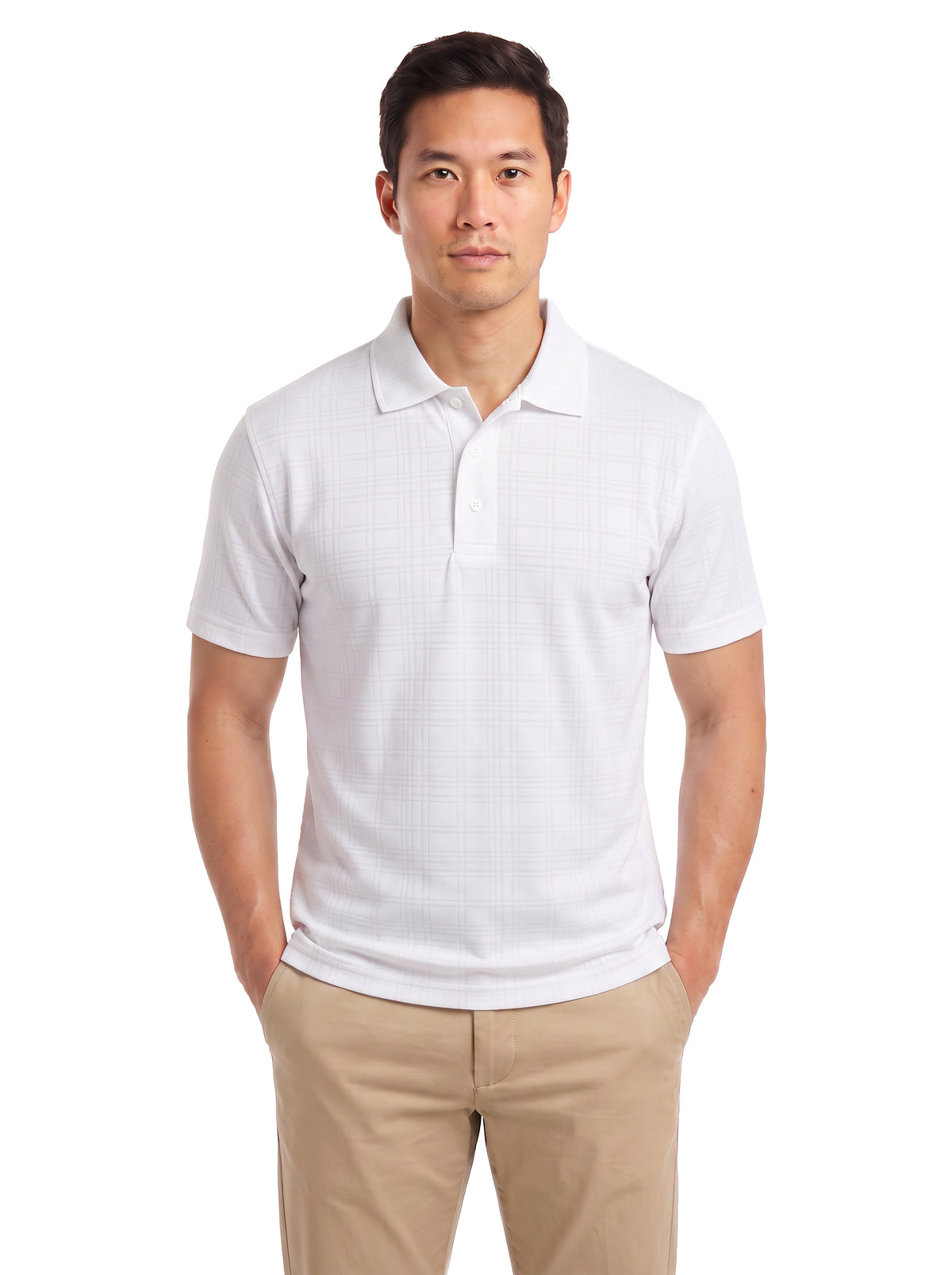 1364-EMB Men's Embossed Polo