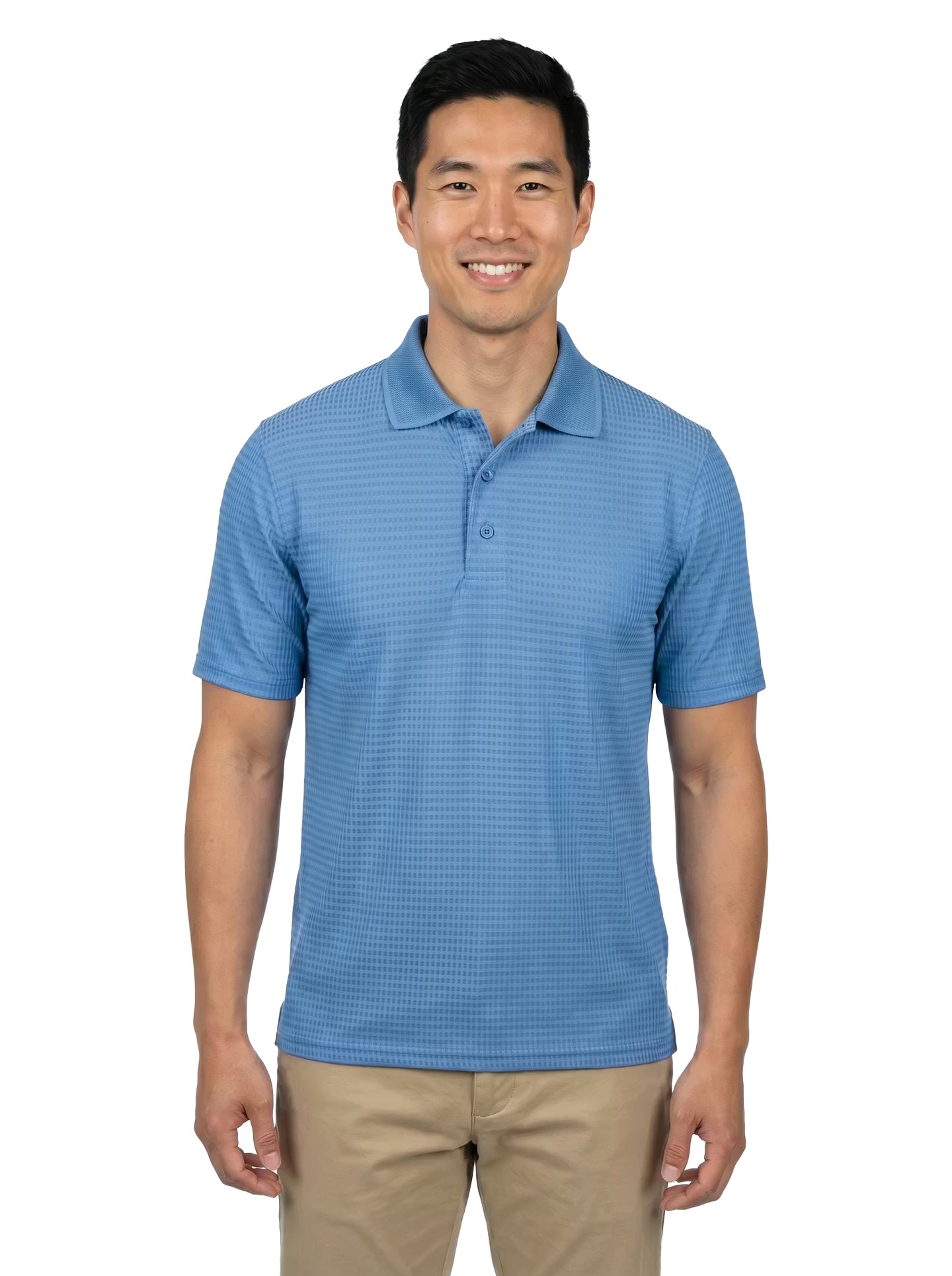 1366-DNS Mens' Drop Needle Stretch Polo