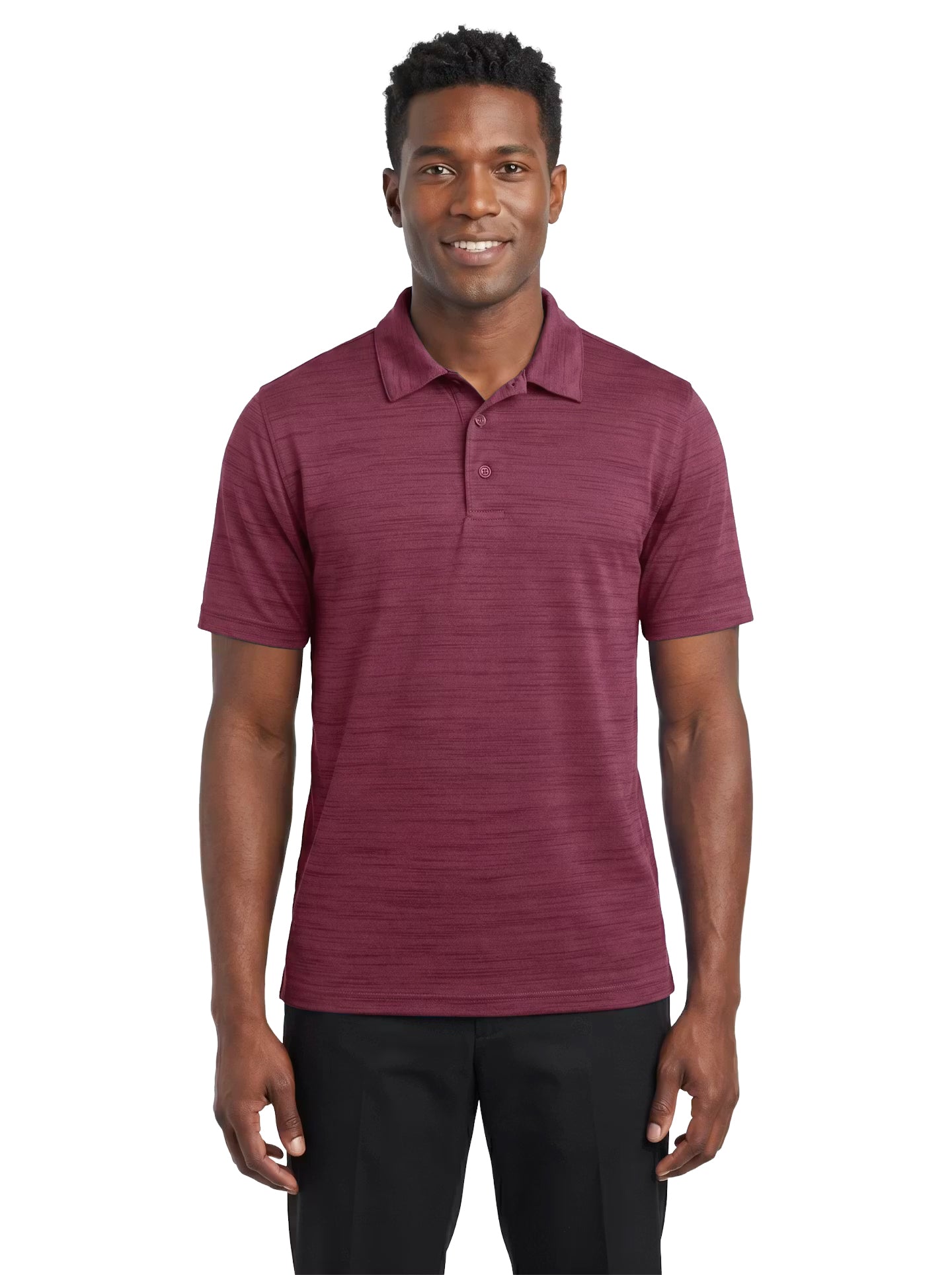 1380-TSJ Men's Tiger Stripe Polo
