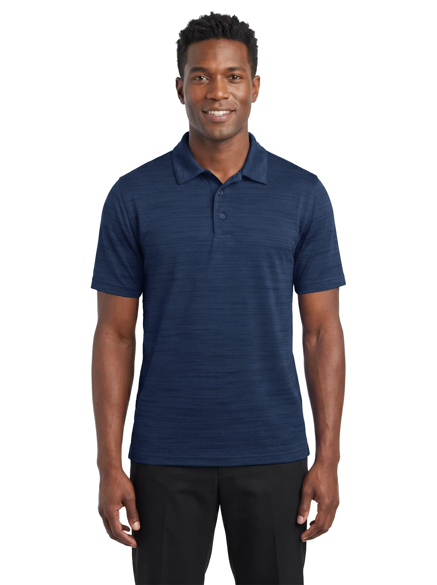 1380-TSJ Men's Tiger Stripe Polo