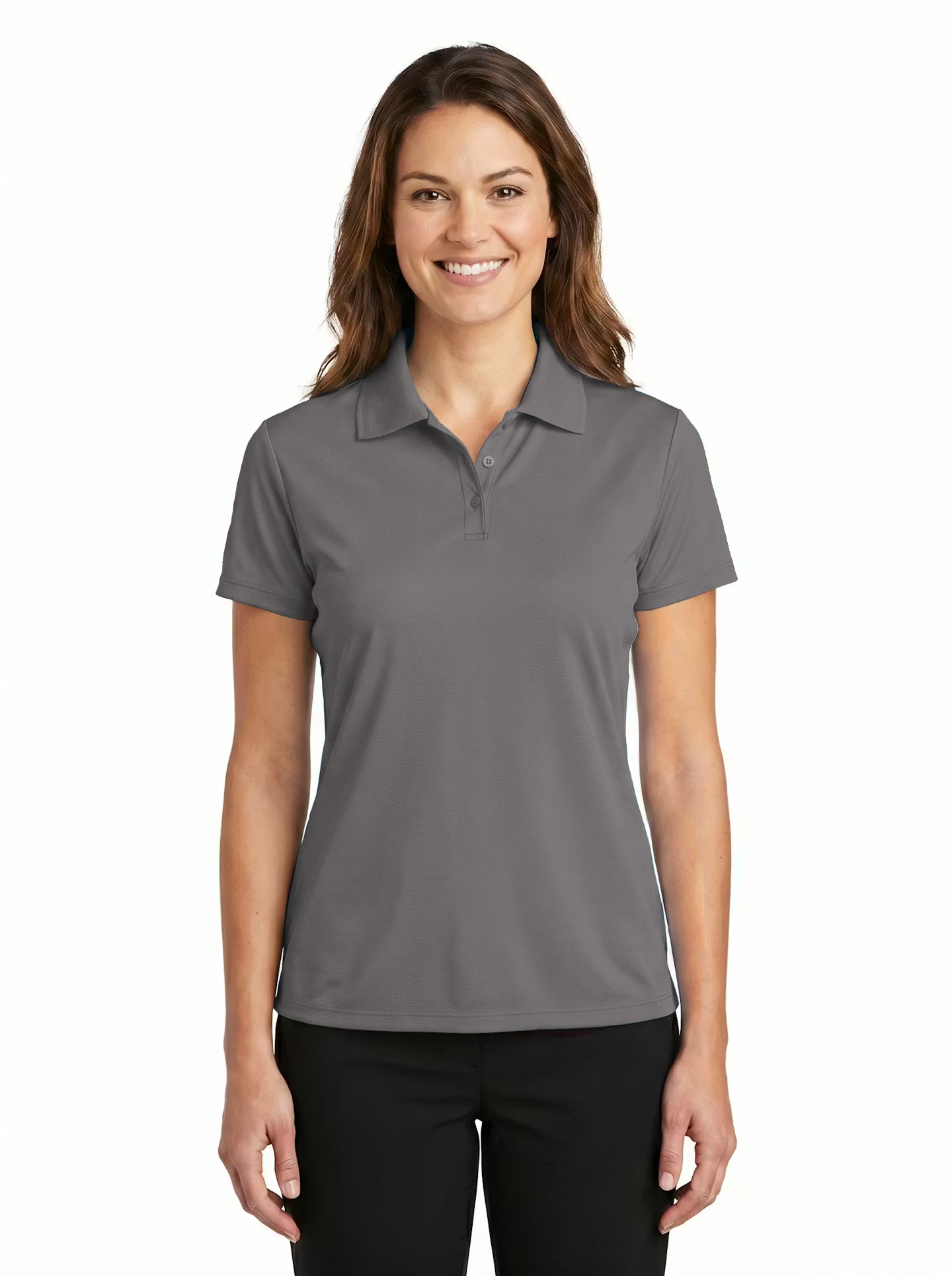 144-PTM Women's Poly Ottoman Polo