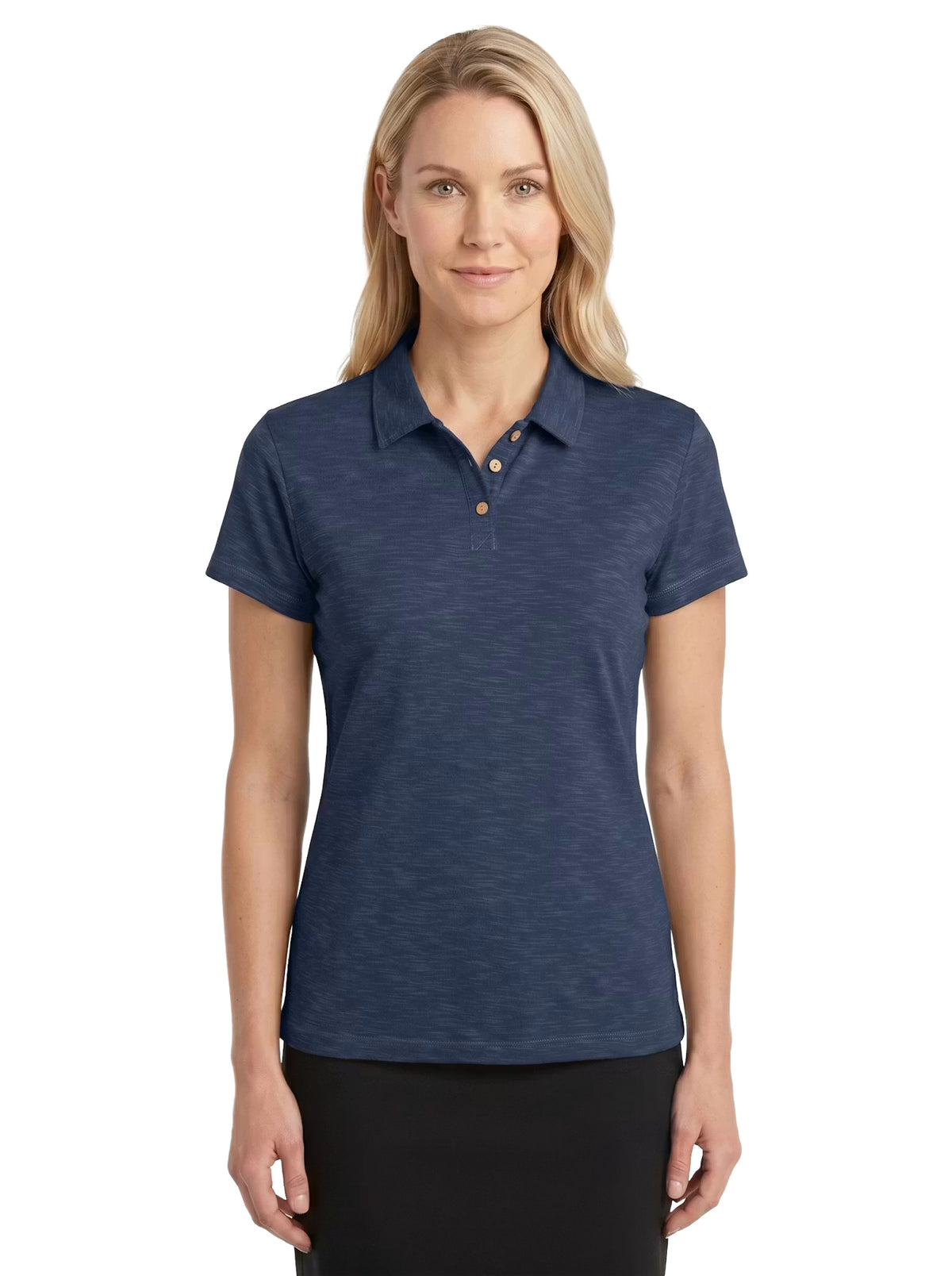 159-SPK Women's Slub Pique Polo
