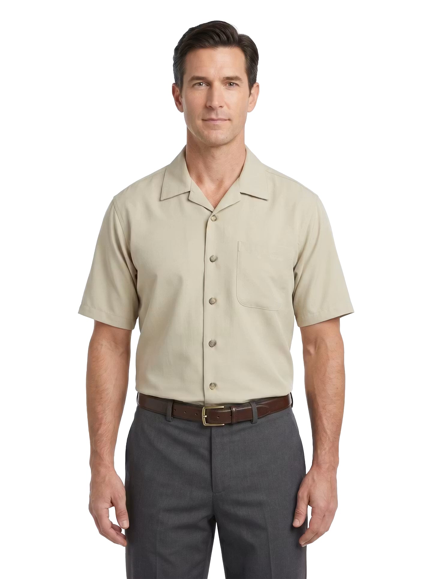 1601-MFI Men's Microfiber Camp Shirt