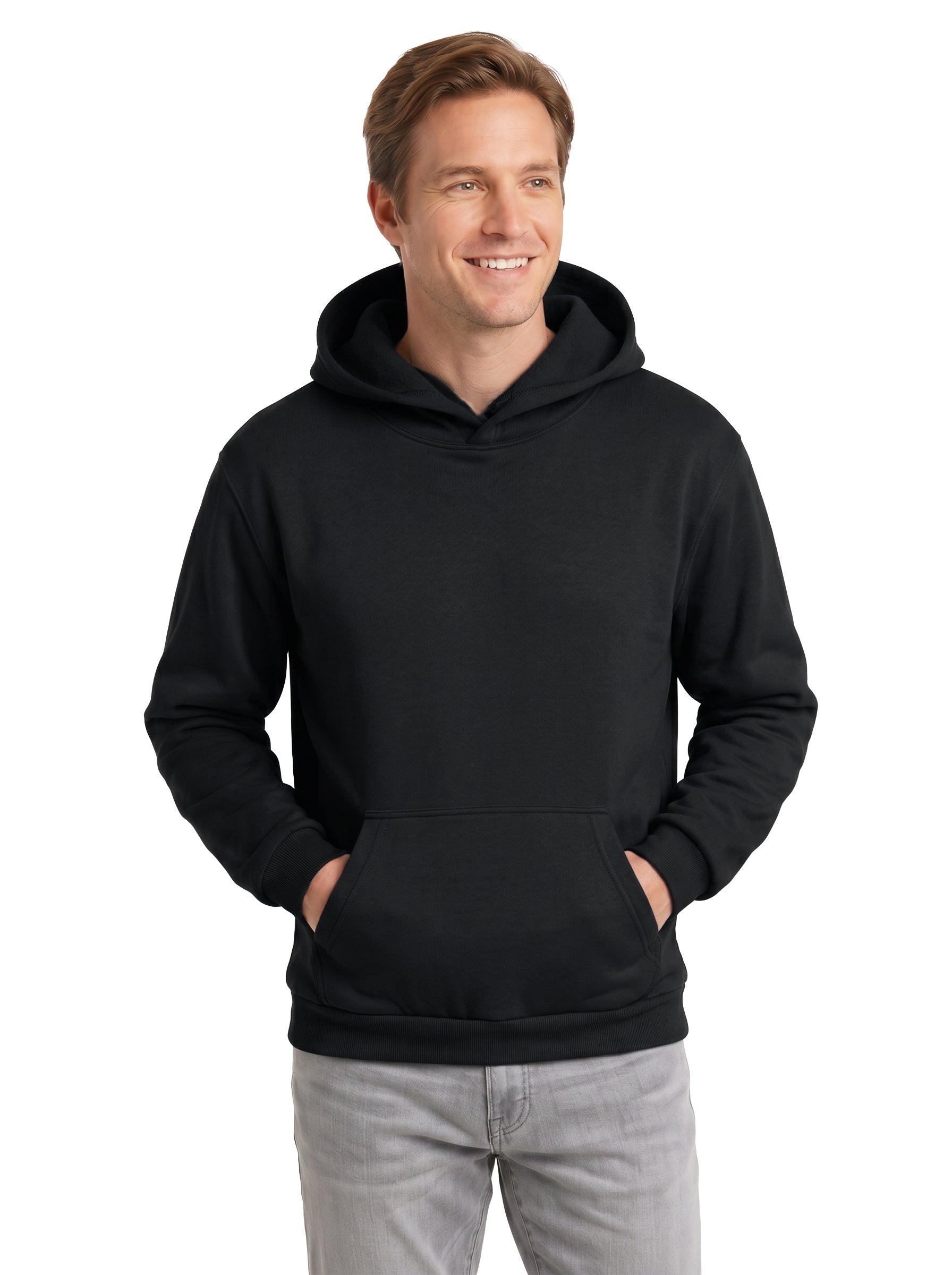 1736-CVC Unisex Cotton Polyester Fleece Pullover Hoodie