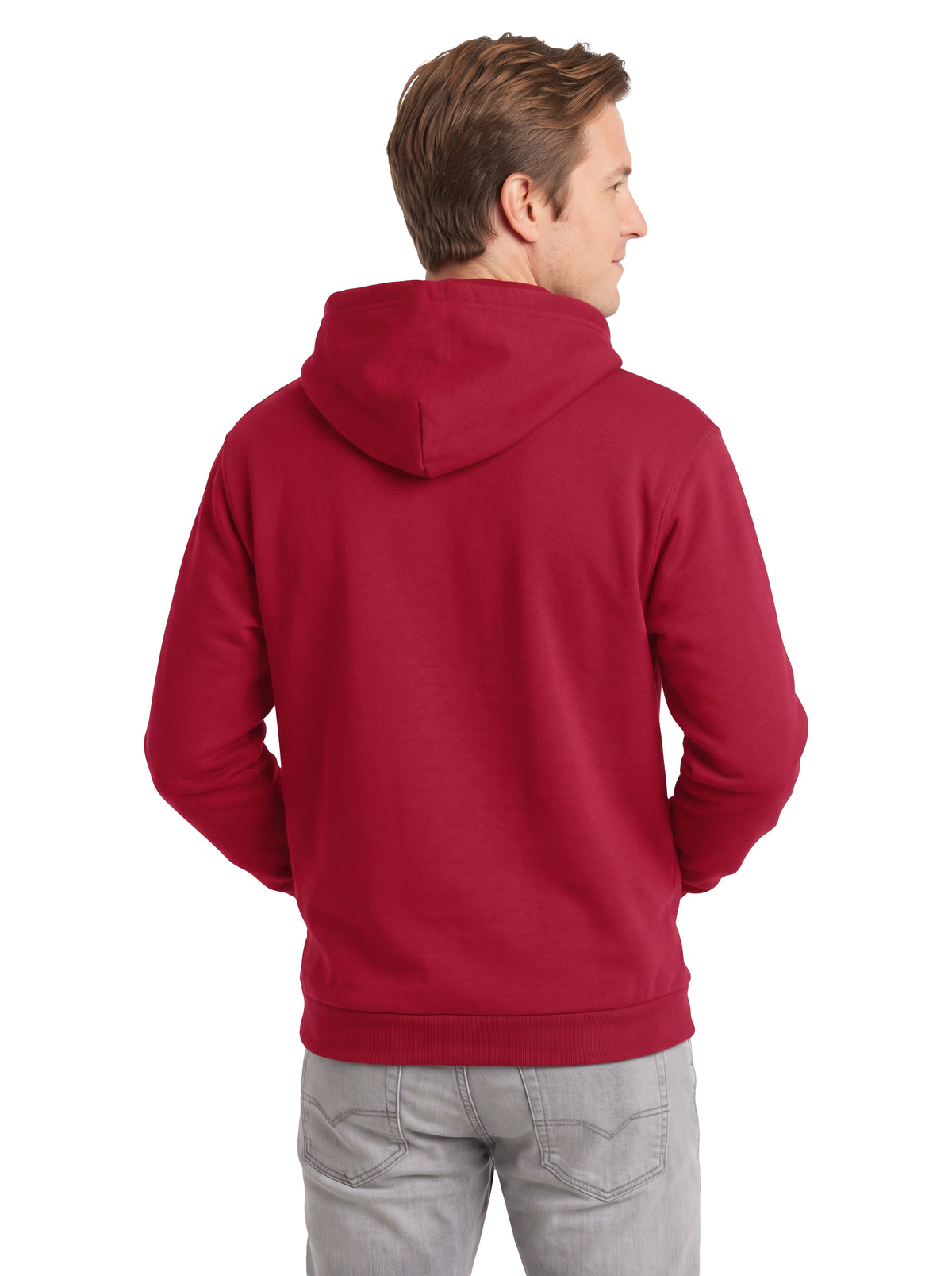 1736-CVC Unisex Cotton Polyester Fleece Pullover Hoodie