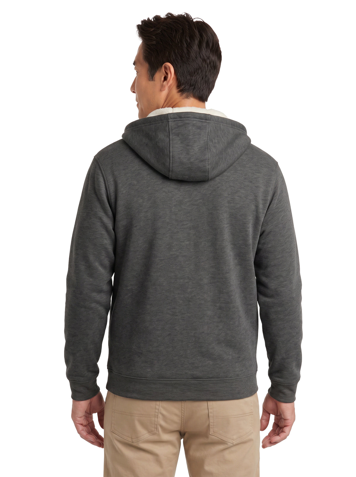 1746-CVC Unisex Cotton Polyester Fleece Full Zip Hoodie
